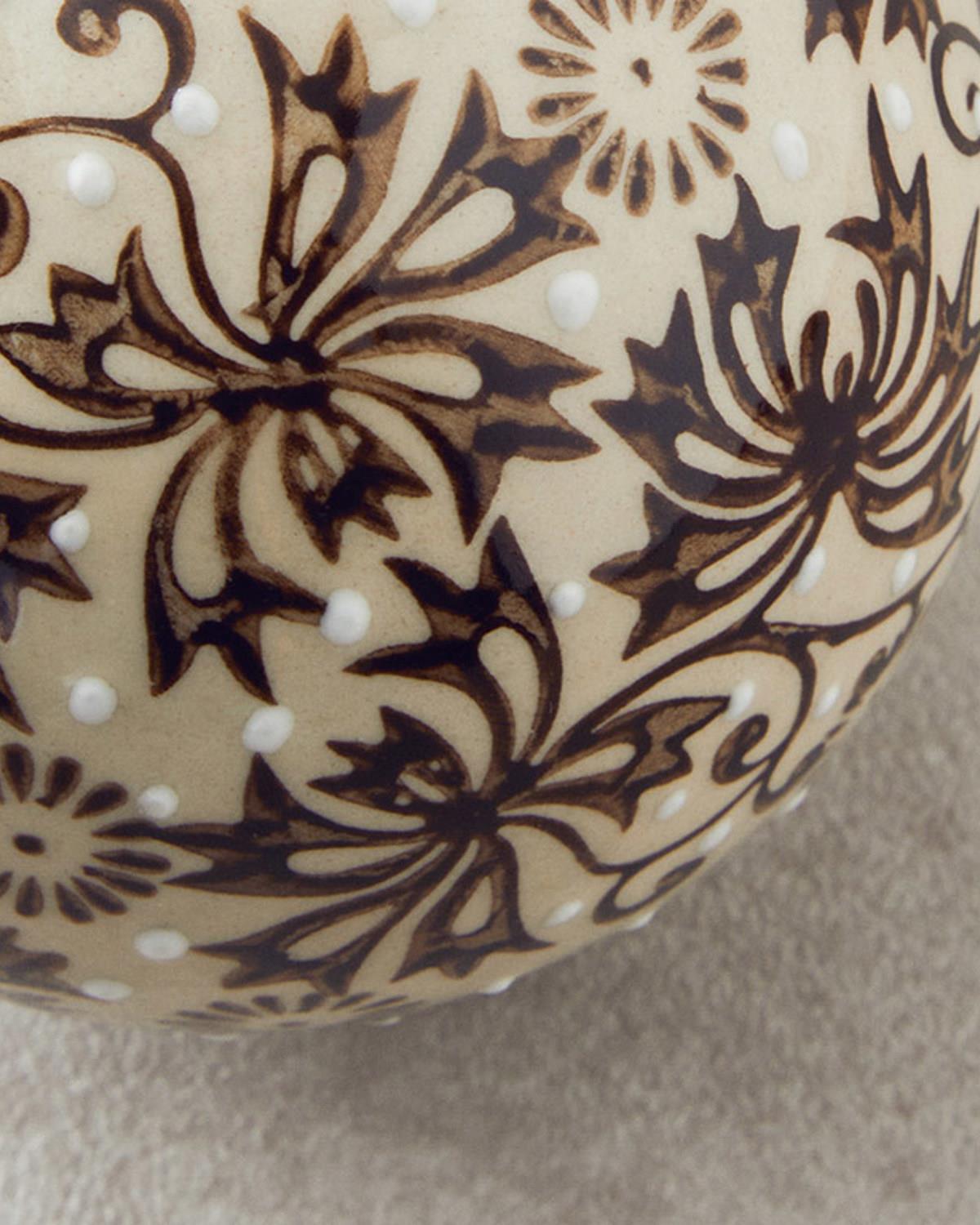 Verano Porcelain Decorative Object Cream