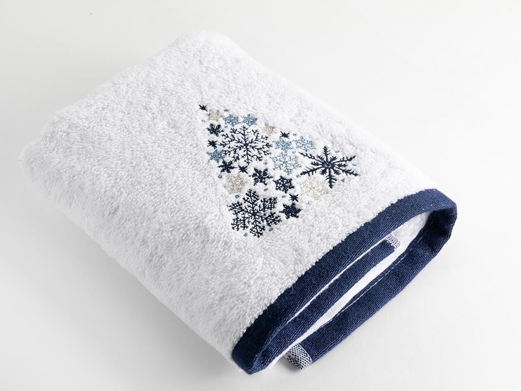 Winterland ХАВЛИЯ ЗА ЛИЦЕ Бродирани 50x80 cm White