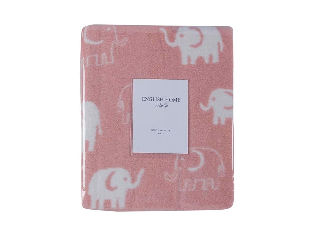 With Elephants БЕБЕШКО ОДЕАЛО Памучен Pink
