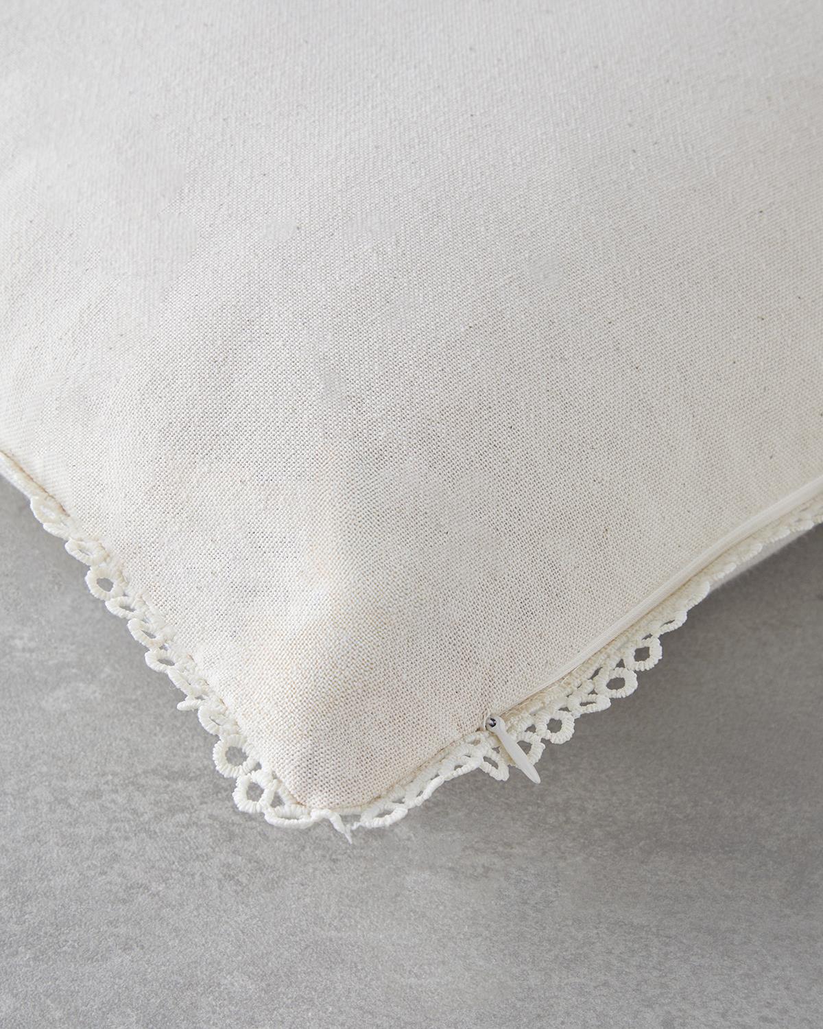 Zairan Декоративна Възглавница 33x50 см Натурален..