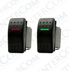 Elektrik MalzemeleriİnterkomIC-134M-1 Marin Switch Çizgi Işıklı On-Off