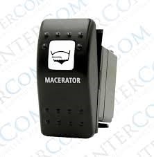 Elektrik MalzemeleriİnterkomIC-134M-S7 Marin Switch Macerator On-Off