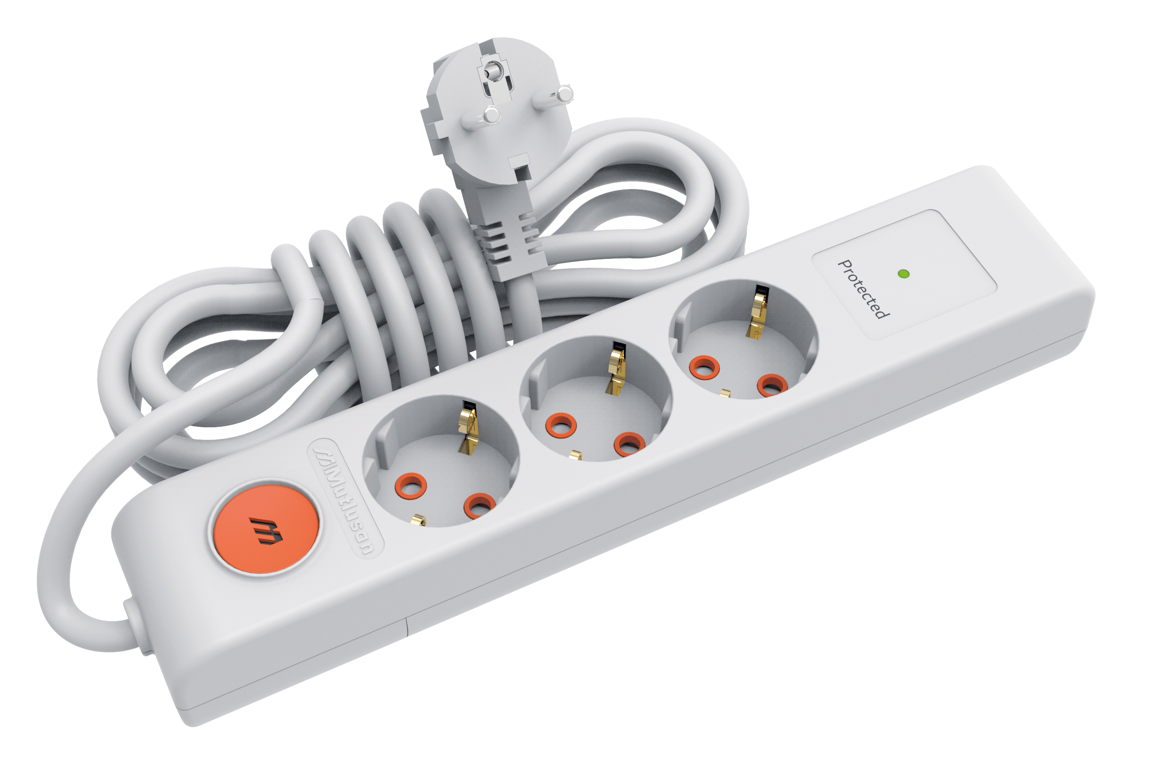 Elektrik MalzemeleriMUTLUSANRI-TECH ÜÇLÜ ŞOK.KOR. ANAHT. TOP.LI GRUP PRİZ(Ç.K.)(3X1.5 1.5 MT)