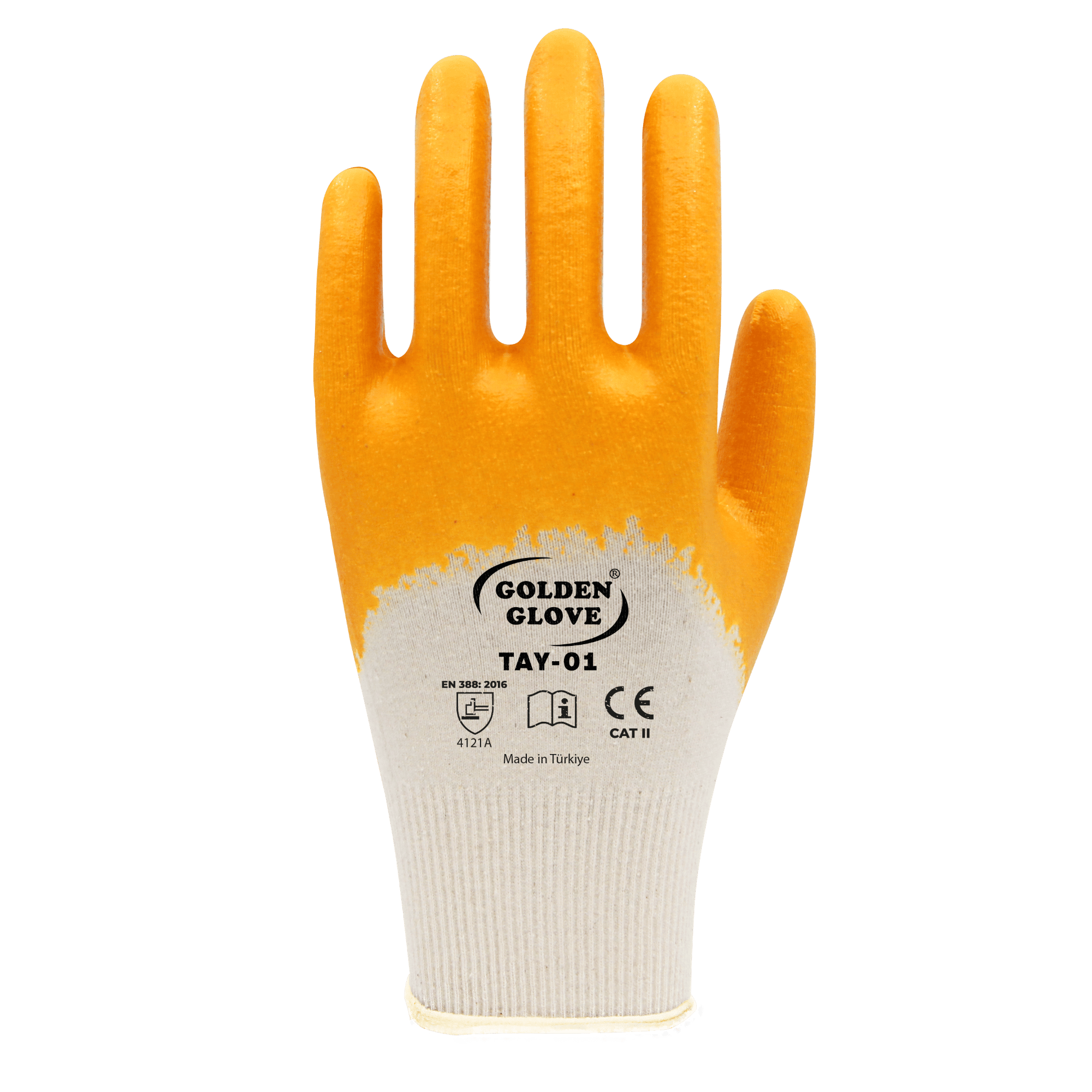 GOLDEN GLOVE TAY-01 NİTRİL ELDİVEN SARI NO:9