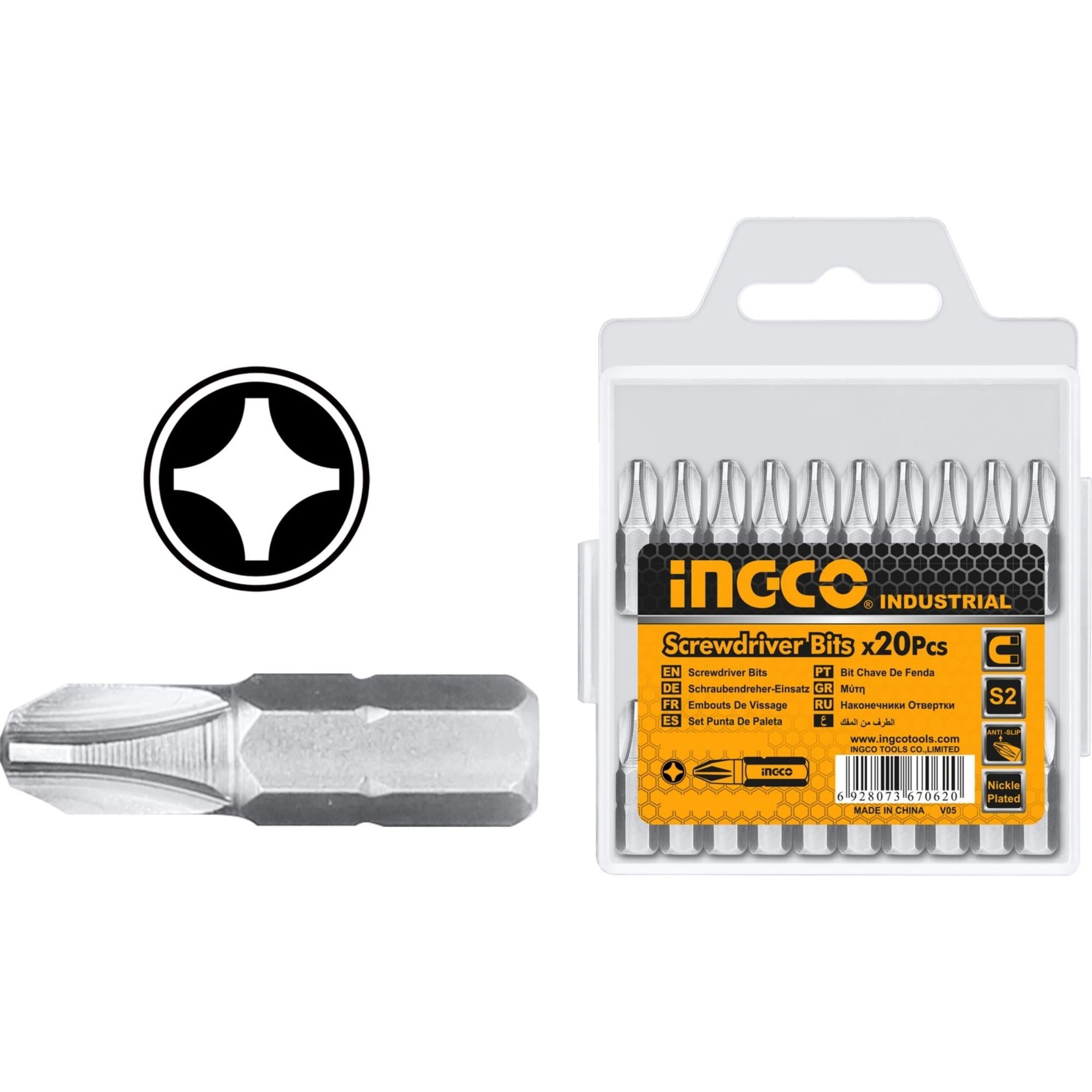 İNGCO SDB11PH213 BİTS UÇ PH2 25 (PK.20Lİ)