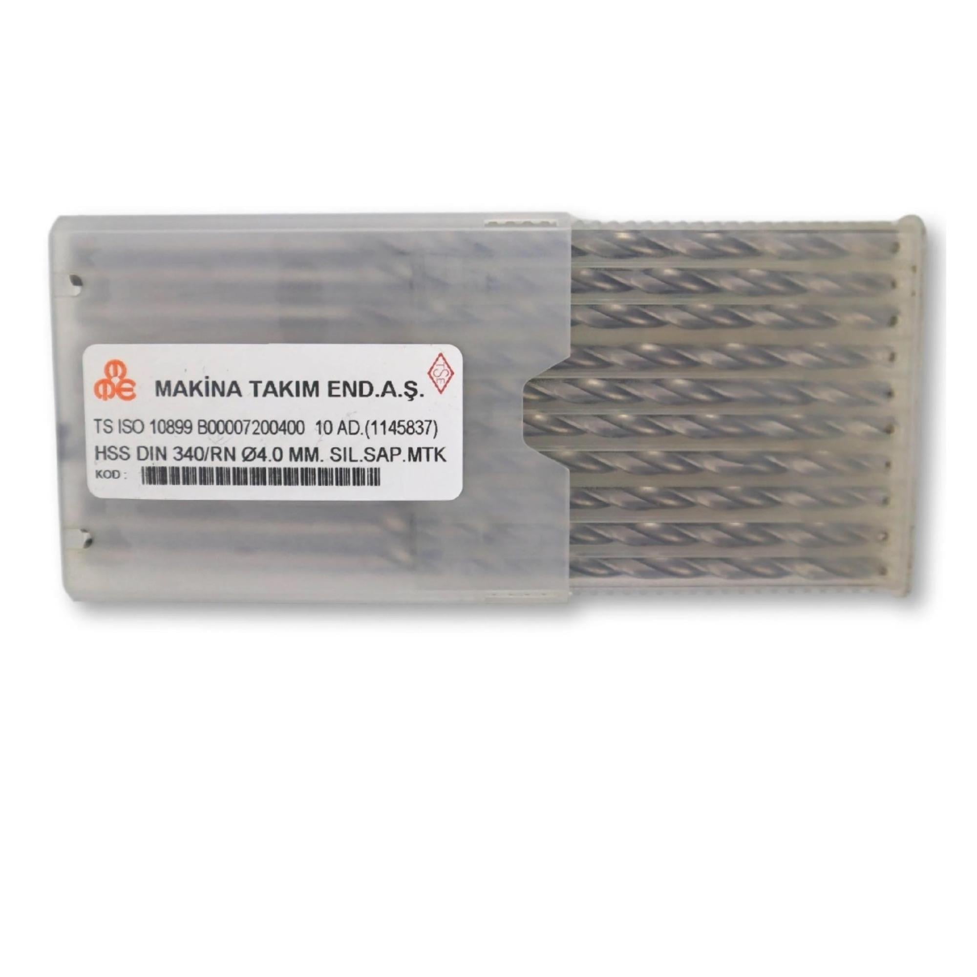 MTE HSS UZUN MATKAP UCU DIN 340 4 MM