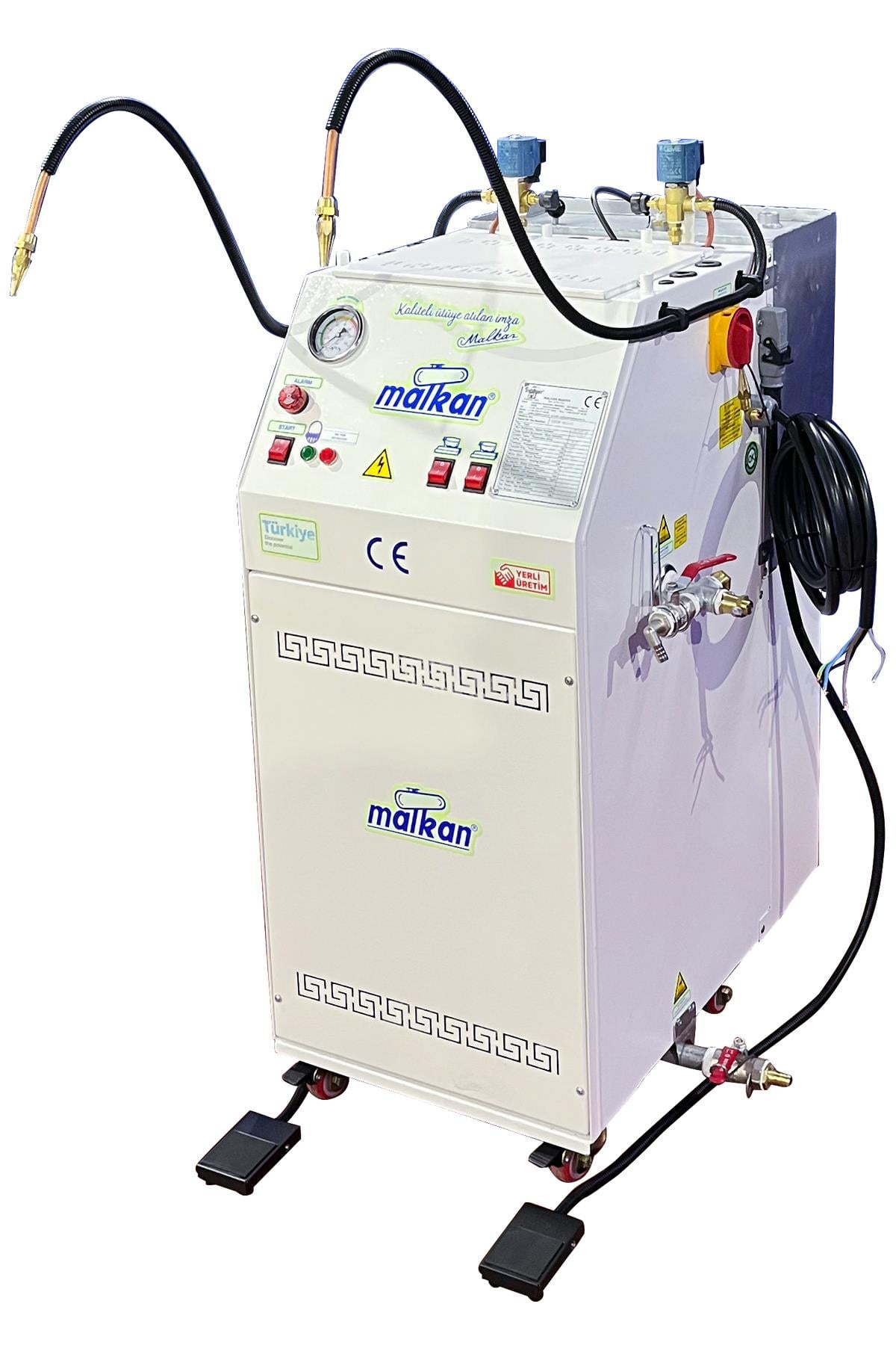 Tekstil ve Deri MalzemeleriMalkan MakinaTam Otomatik 2 Çıkışlı Kuyumcu Buhar Jenaretörü │OSO Satış - Elektronik TicaretTam Otomatik 2 Çıkışlı Kuyumcu Buhar Jenaretörü