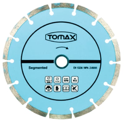 TOMAX SEGMENTLİ ELMAS KESİCİ 180x2.2x22