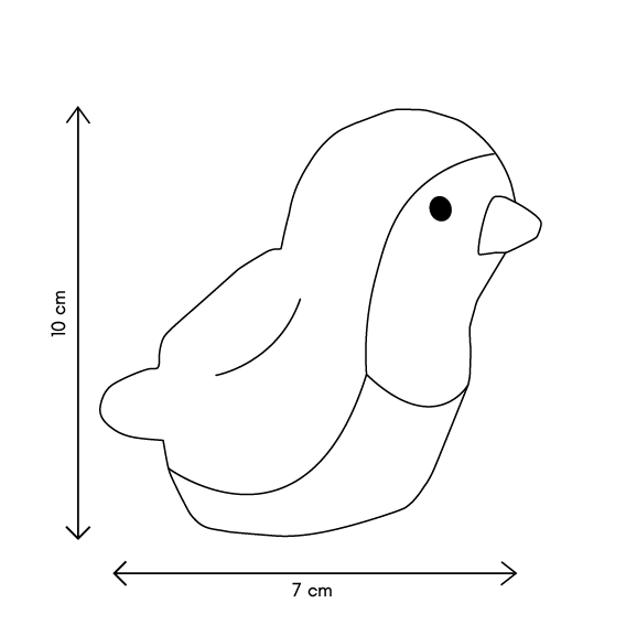 Garden Friends Kuş, Peluş Oyuncak Peluş Oyuncaklar Wild & Soft