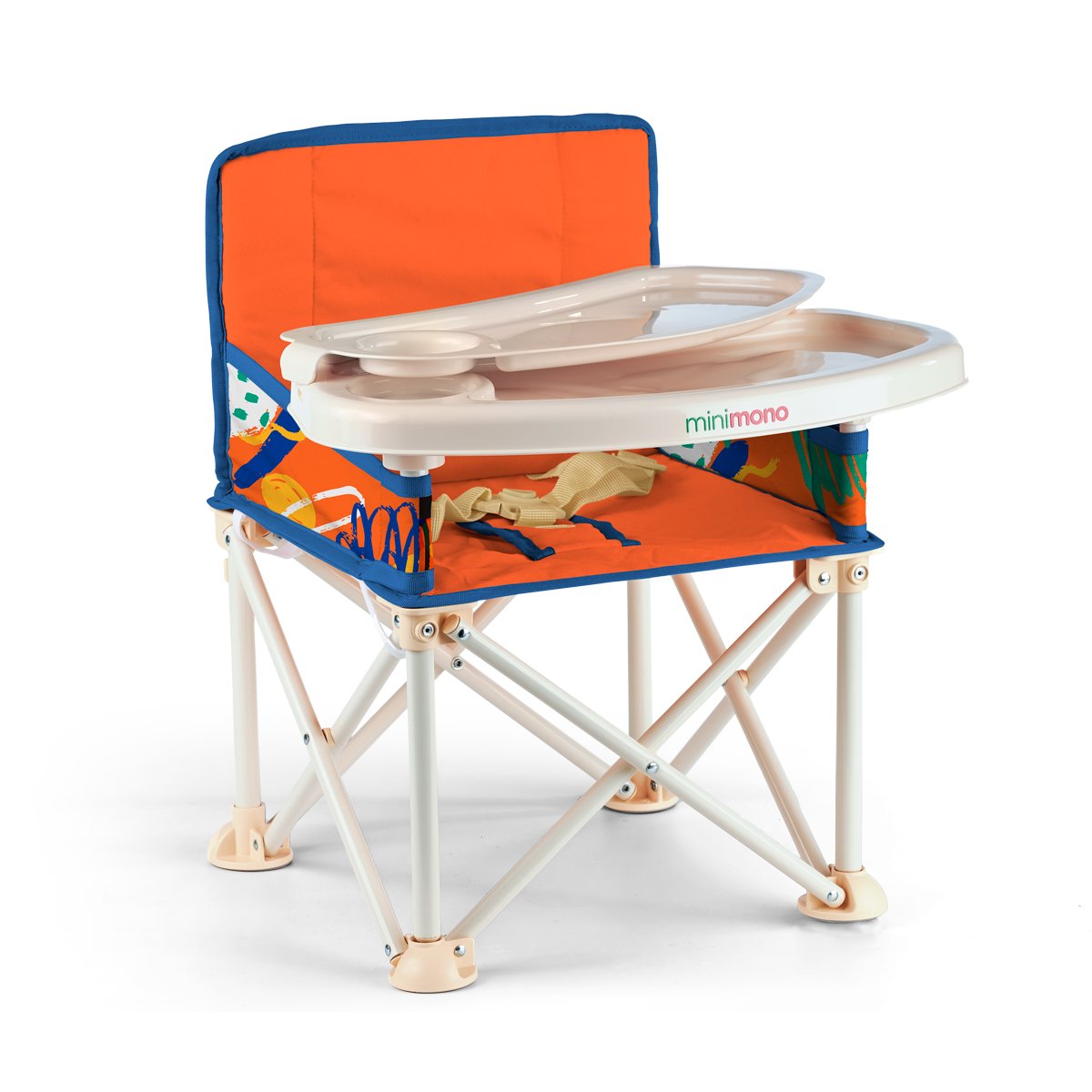 Minimono Plus Portatif  Mama Sandalyesi, Tuval Kategorisiz Minimono