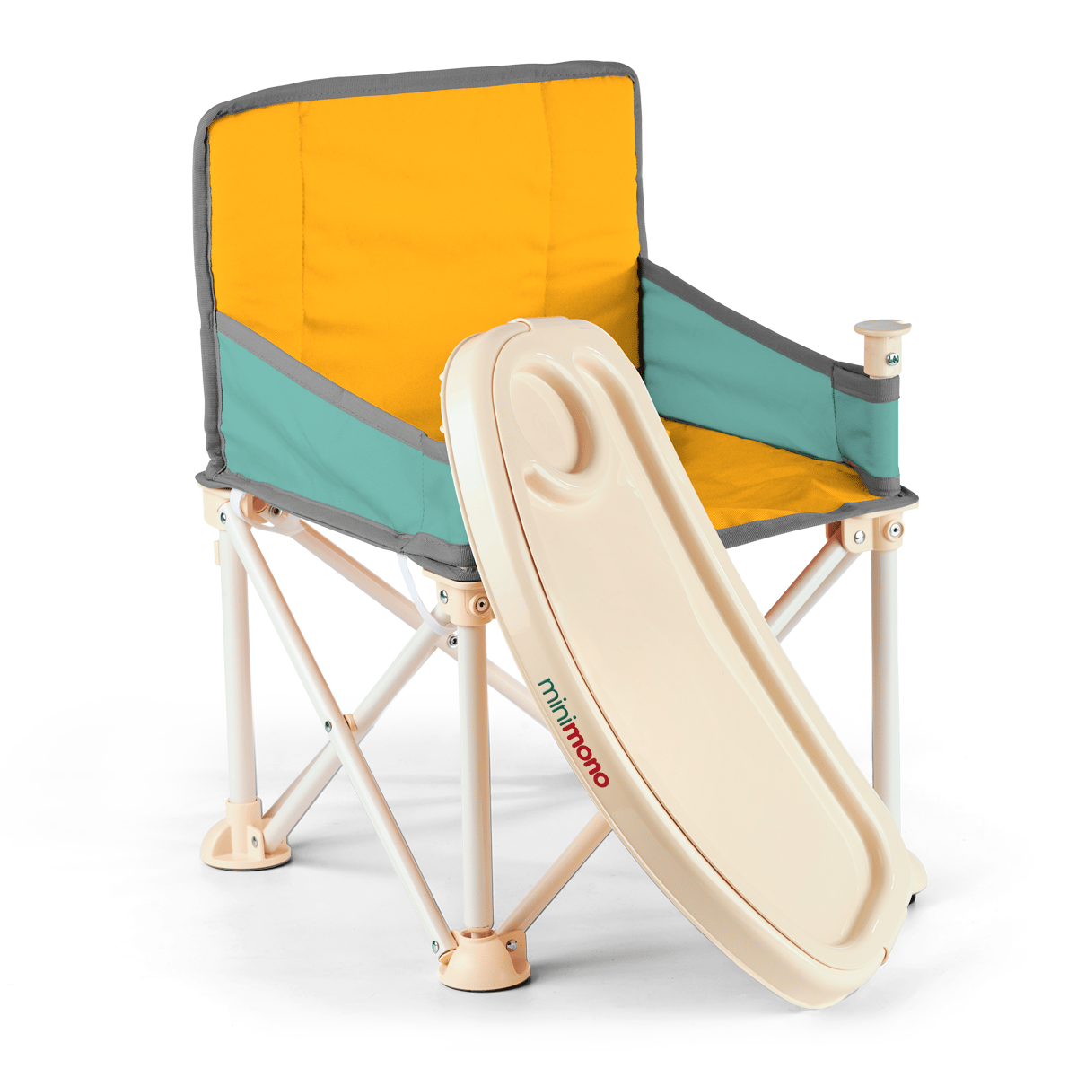 Minimono Plus Portatif  Mama Sandalyesi, Sarı & Yeşil Kategorisiz Minimono