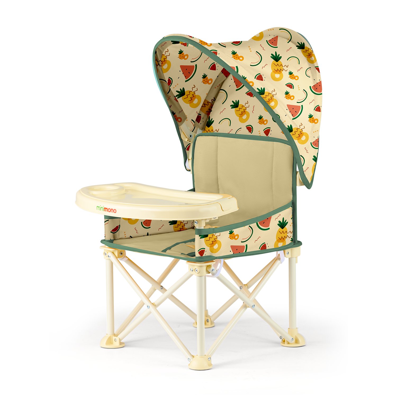 Minimono PlusUp Tenteli Portatif  Mama Sandalyesi, Karpuz & Ananas Kategorisiz Minimono