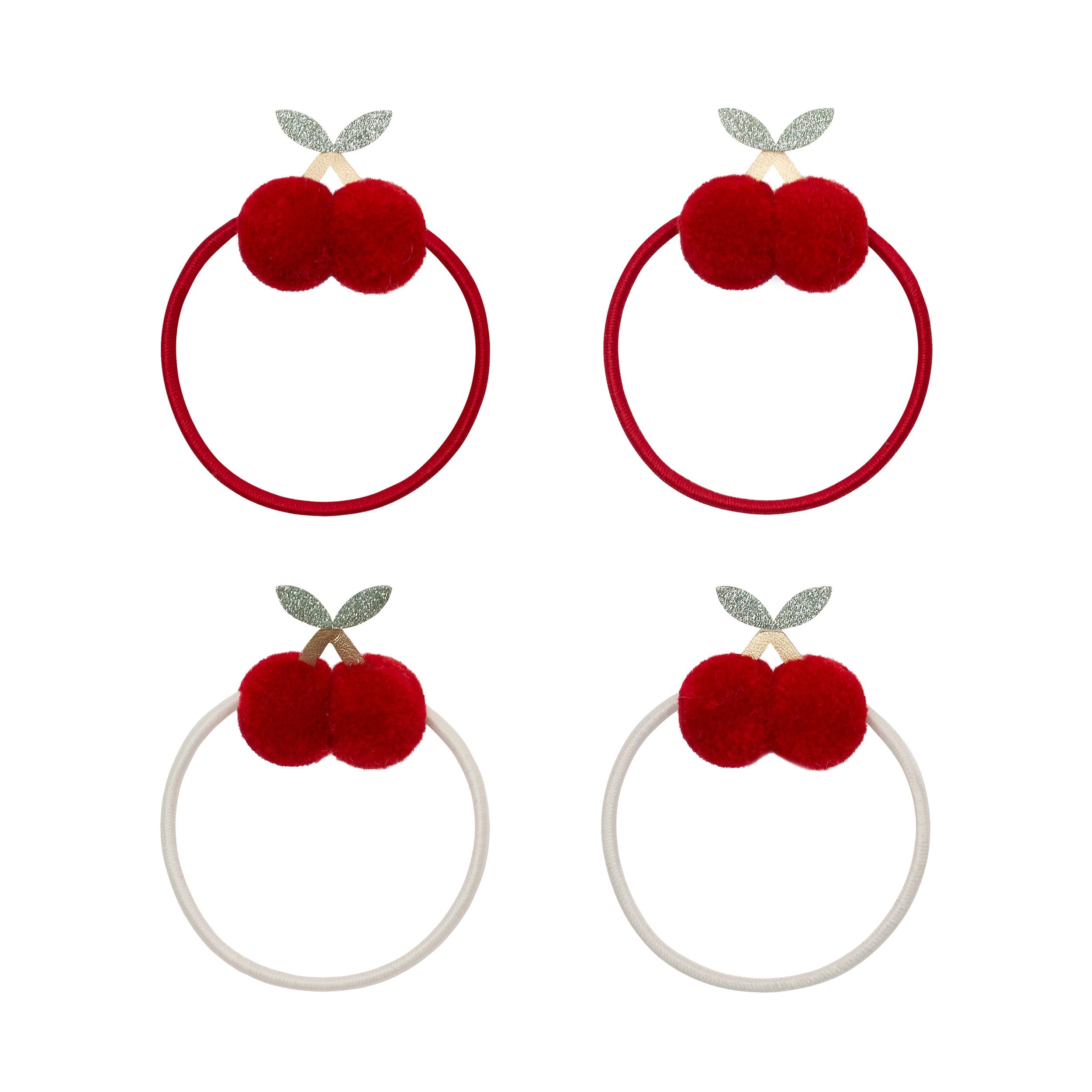 Mimi & Lula Pom Pom Cherries 4lü Lastik Toka Kategorisiz Mimi & Lula