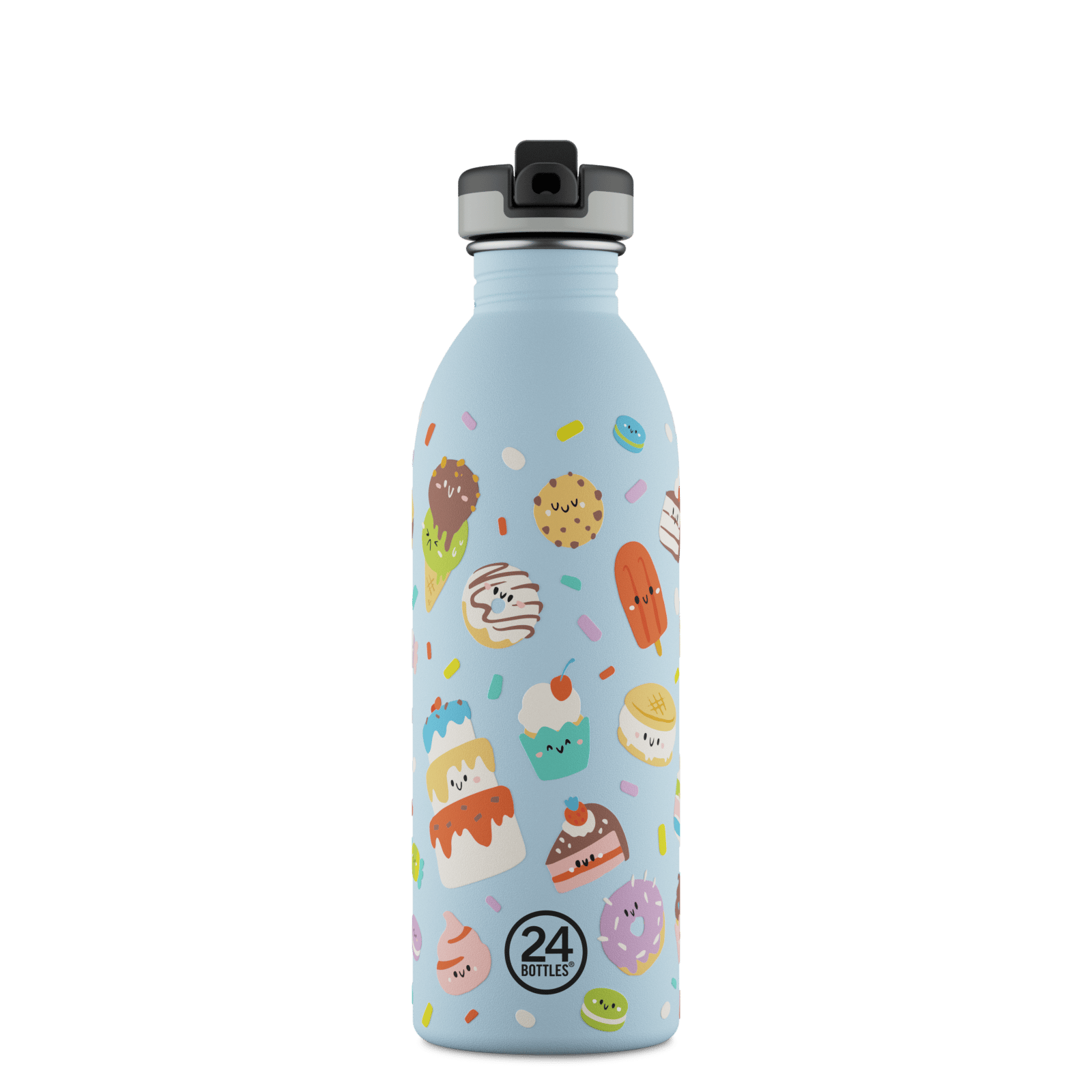 24Bottles Kids Bottle Pipetli Paslanmaz Çelik Çocuk Su Matarası 500 ml, Sweet Friends Kategorisiz 24Bottles