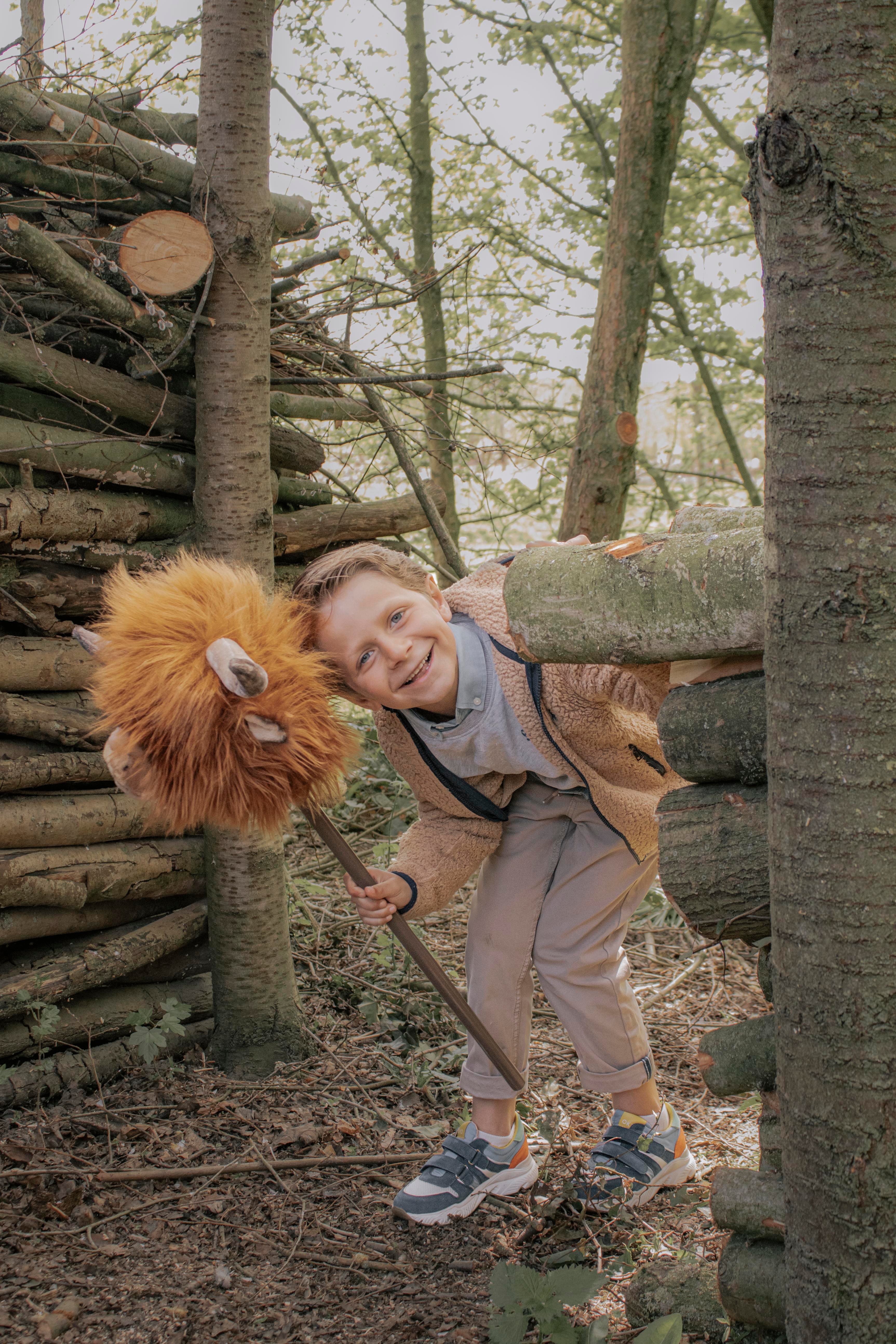 Sopa Oyuncak, Highlander İnek Peluş Oyuncaklar Wild & Soft