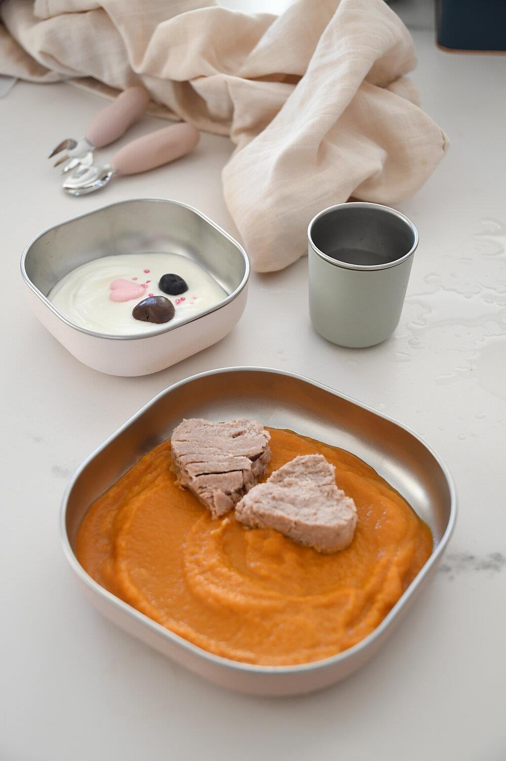 Beaba 3lü Paslanmaz Çelik Beslenme seti, Cotton Candy Kategorisiz Beaba