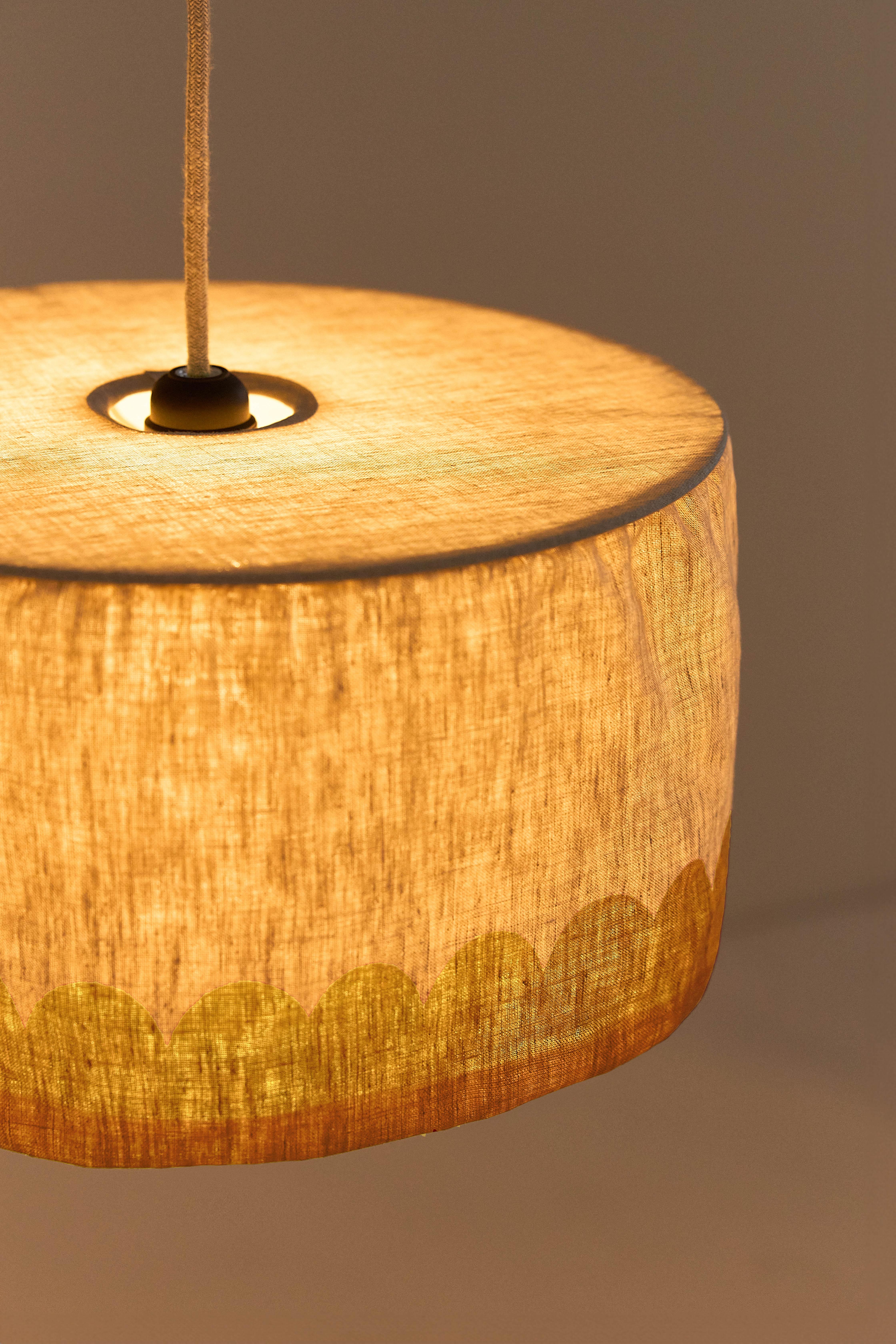 Vibes Aydınlatma Şapkası, 40cm çap, Mustard Kategorisiz NOBODINOZ