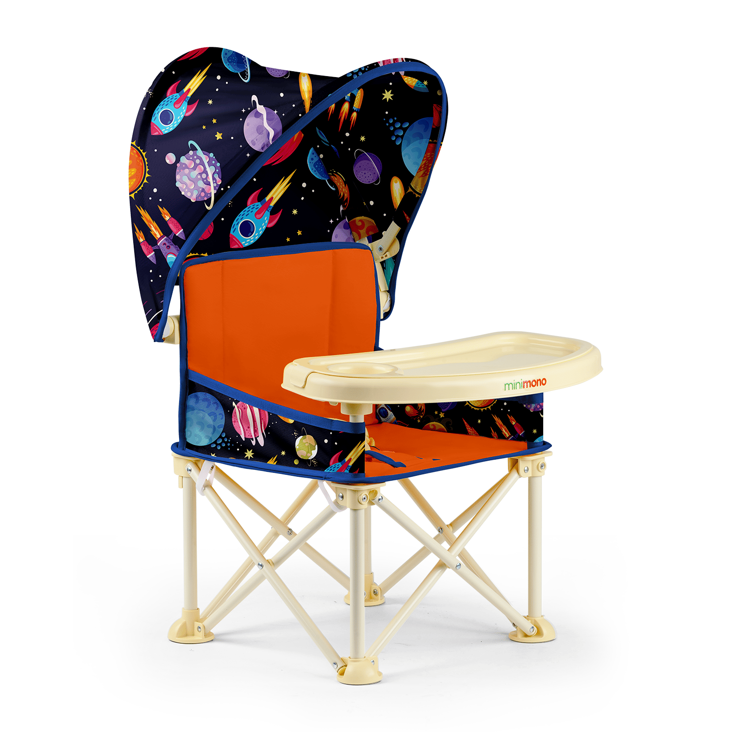Minimono PlusUp Tenteli Portatif  Mama Sandalyesi, Uzay Kategorisiz Minimono