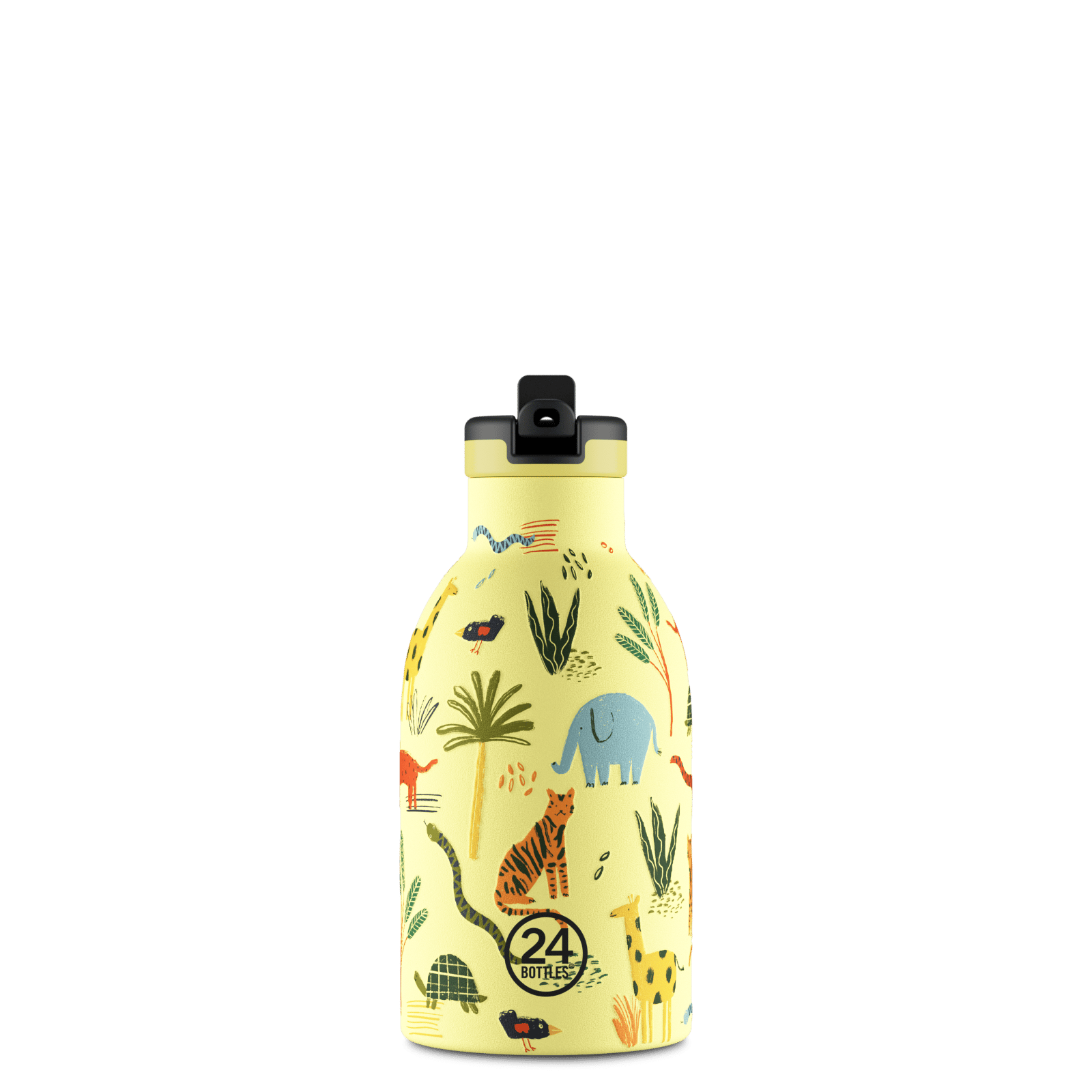 24Bottles Kids Bottle Pipetli Paslanmaz Çelik Termos 330 ml, Jungle Friends Kategorisiz 24Bottles