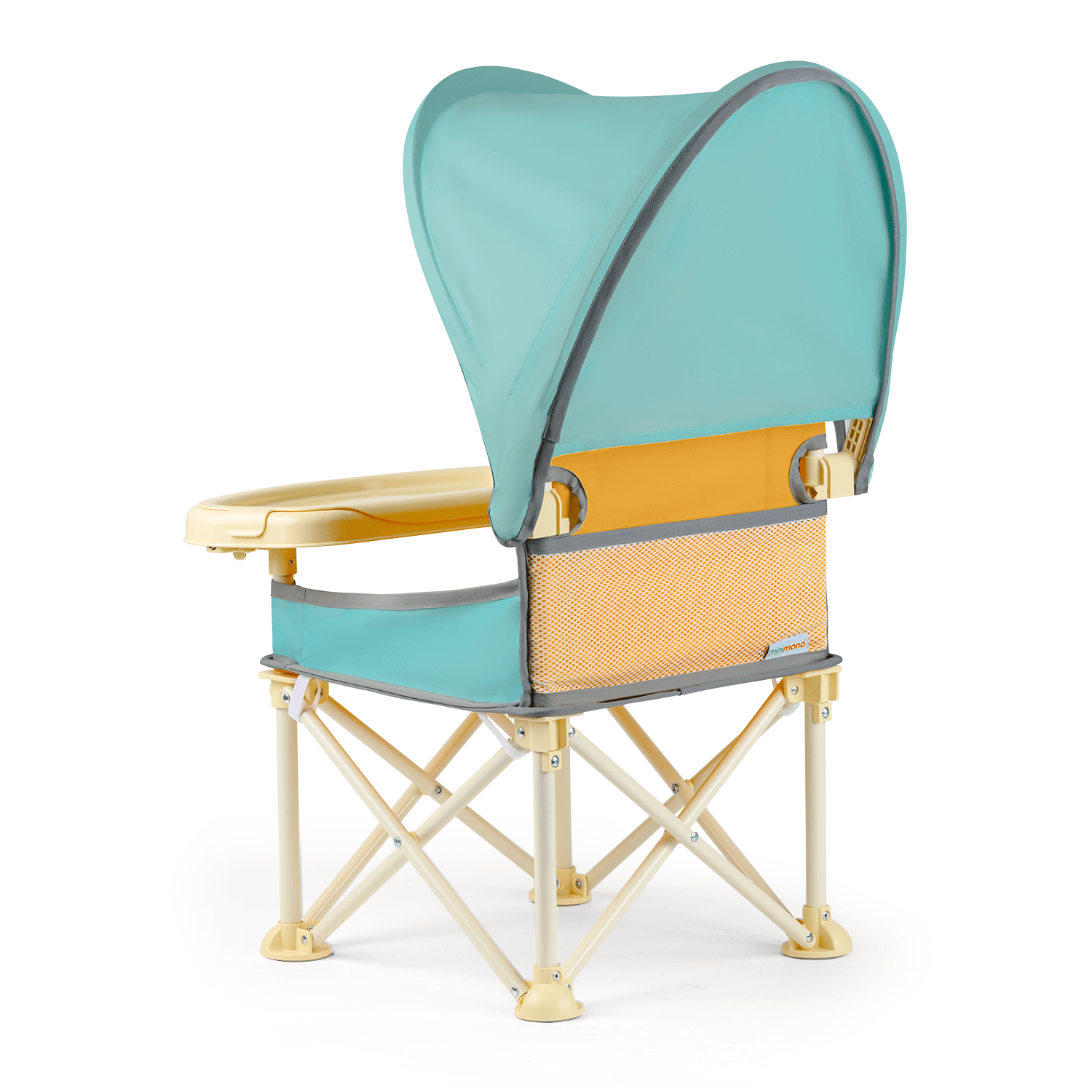 Minimono PlusUp Tenteli Portatif  Mama Sandalyesi, Sarı & Yeşil Kategorisiz Minimono