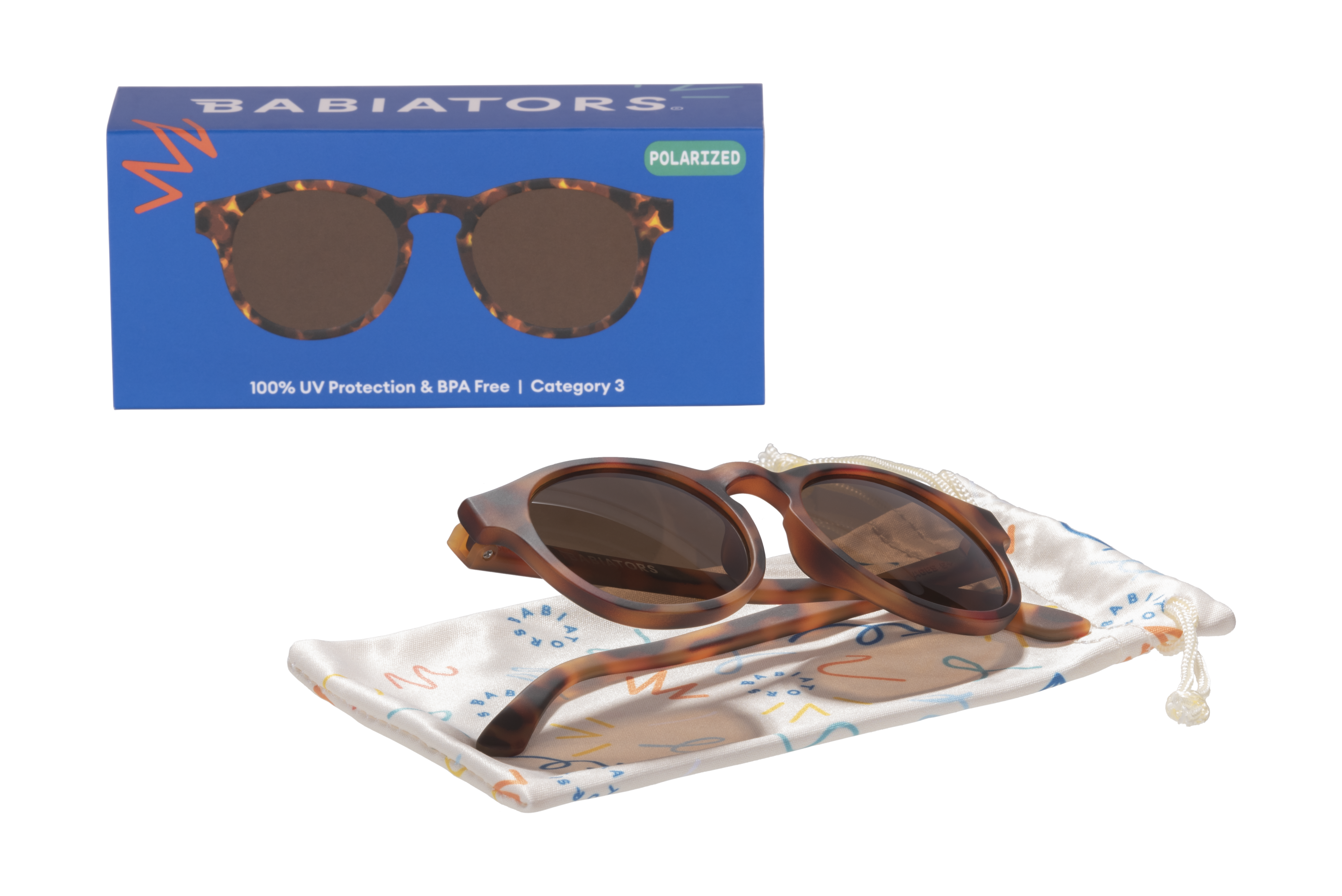 Babiators Amber Polarize Lensli Keyhole Güneş Gözlüğü Totally Tortoise 3-5 Yaş Güneş Gözlükleri Babiators