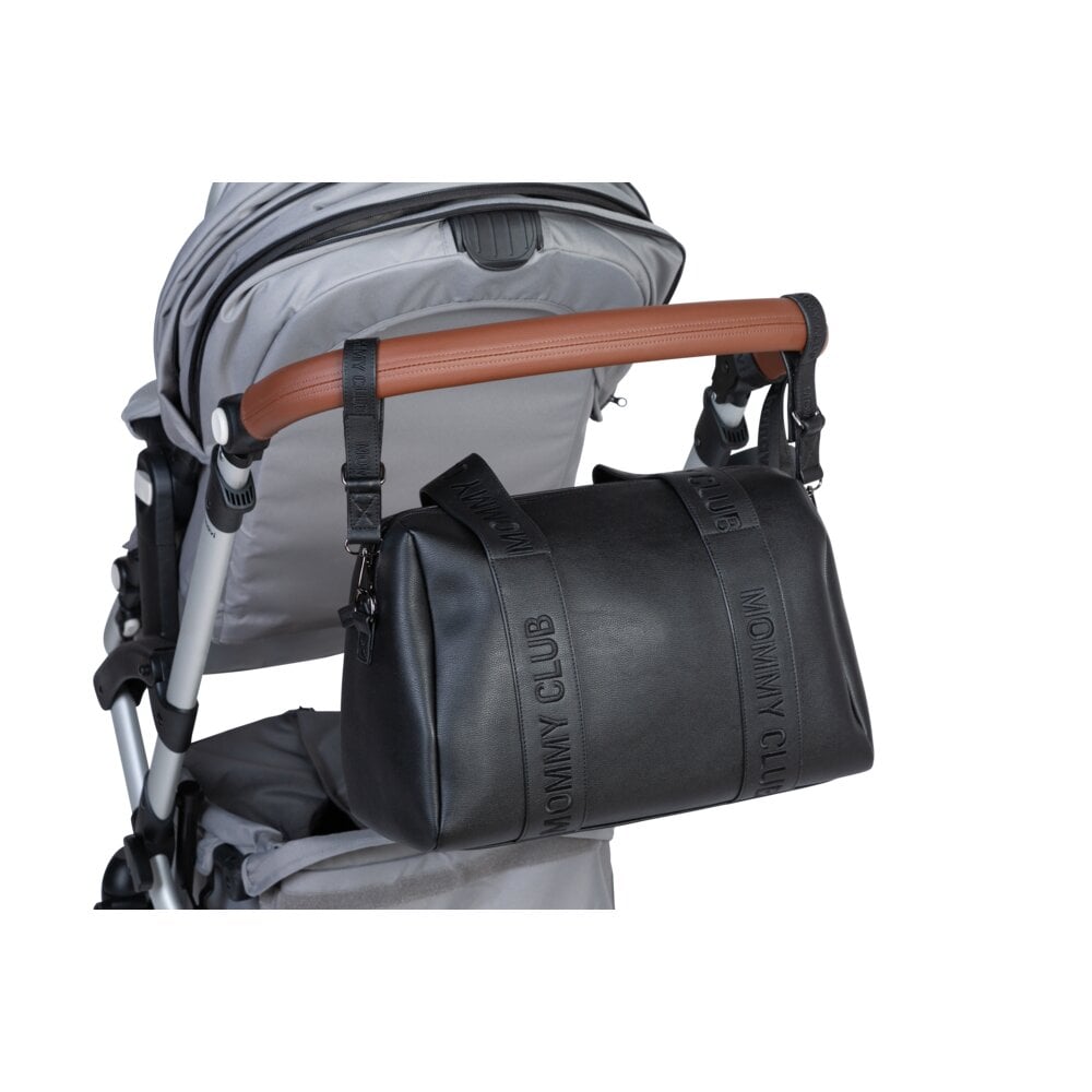 Mommy  Club Bag, Vegan Deri Siyah Mommy Bag Childhome