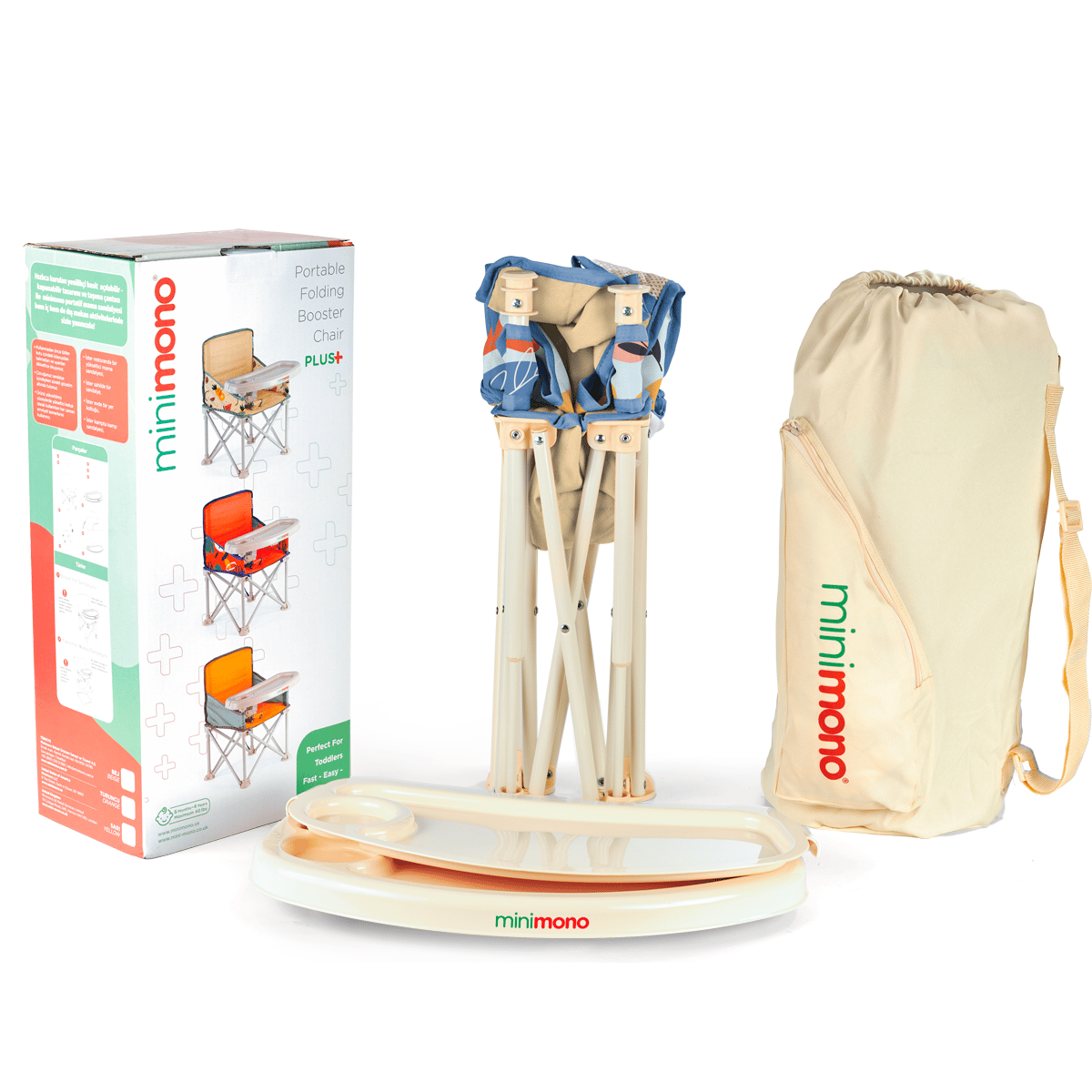 Minimono Plus Portatif  Mama Sandalyesi, Flora Kategorisiz Minimono