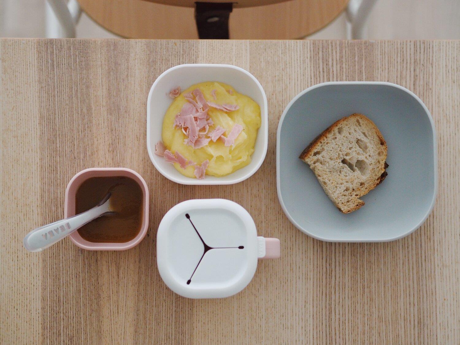 3 Parça Silikon Kase Seti, Velvet grey/Cotton/Dusty rose Kategorisiz Beaba