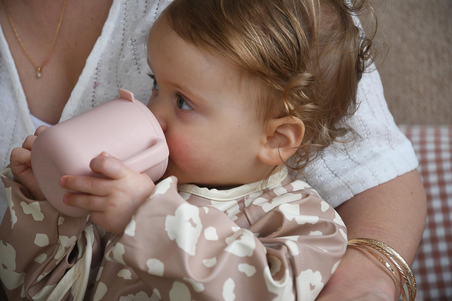 Beaba 2 Kulplu Silikon Öğrenme Suluğu, Cotton Candy Kategorisiz Beaba