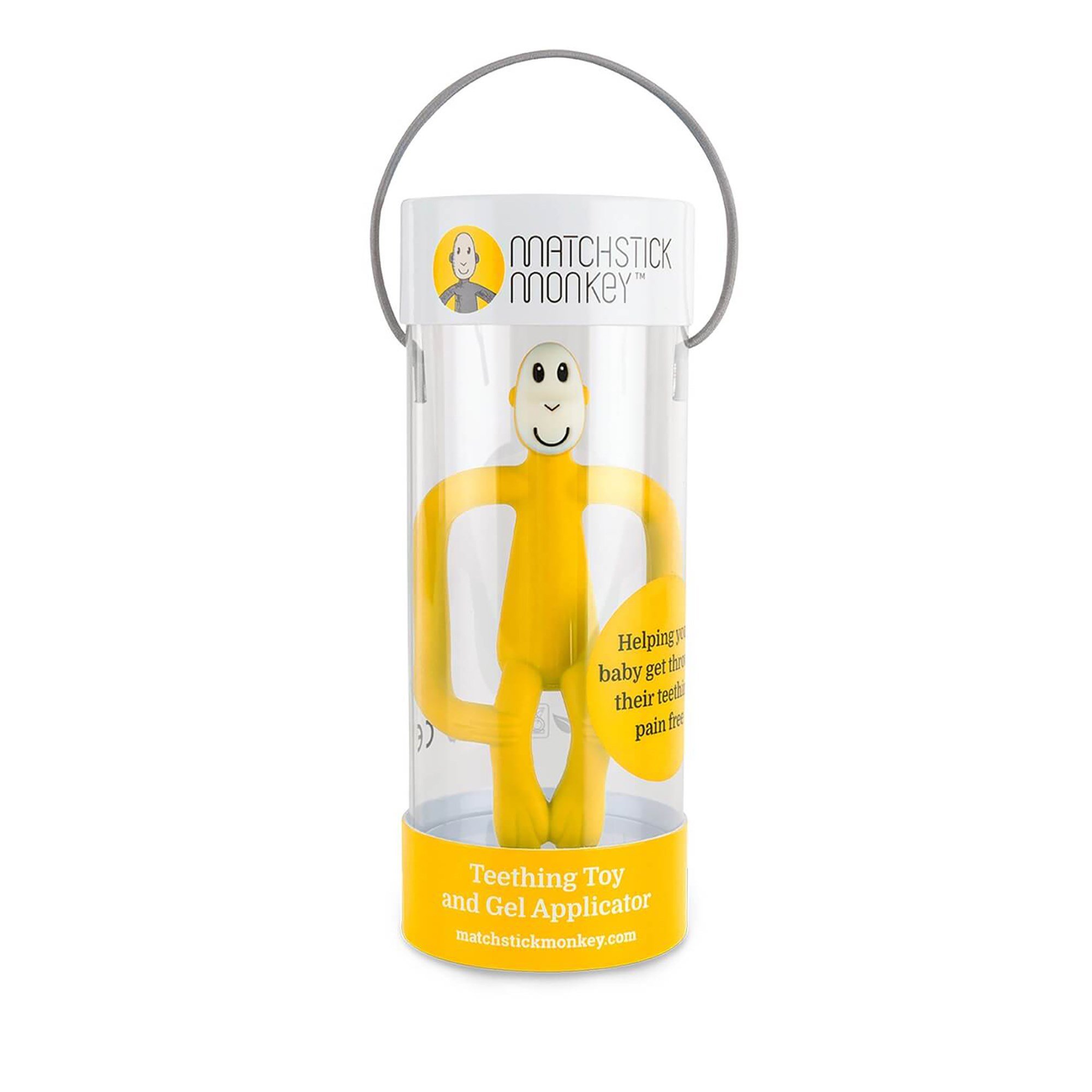 Matchstick Monkey Silikon Diş Kaşıyıcı, Sarı Monkey Kategorisiz Matchstick Monkey