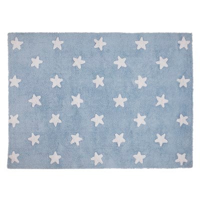 STARS Halı Mavi/Beyaz