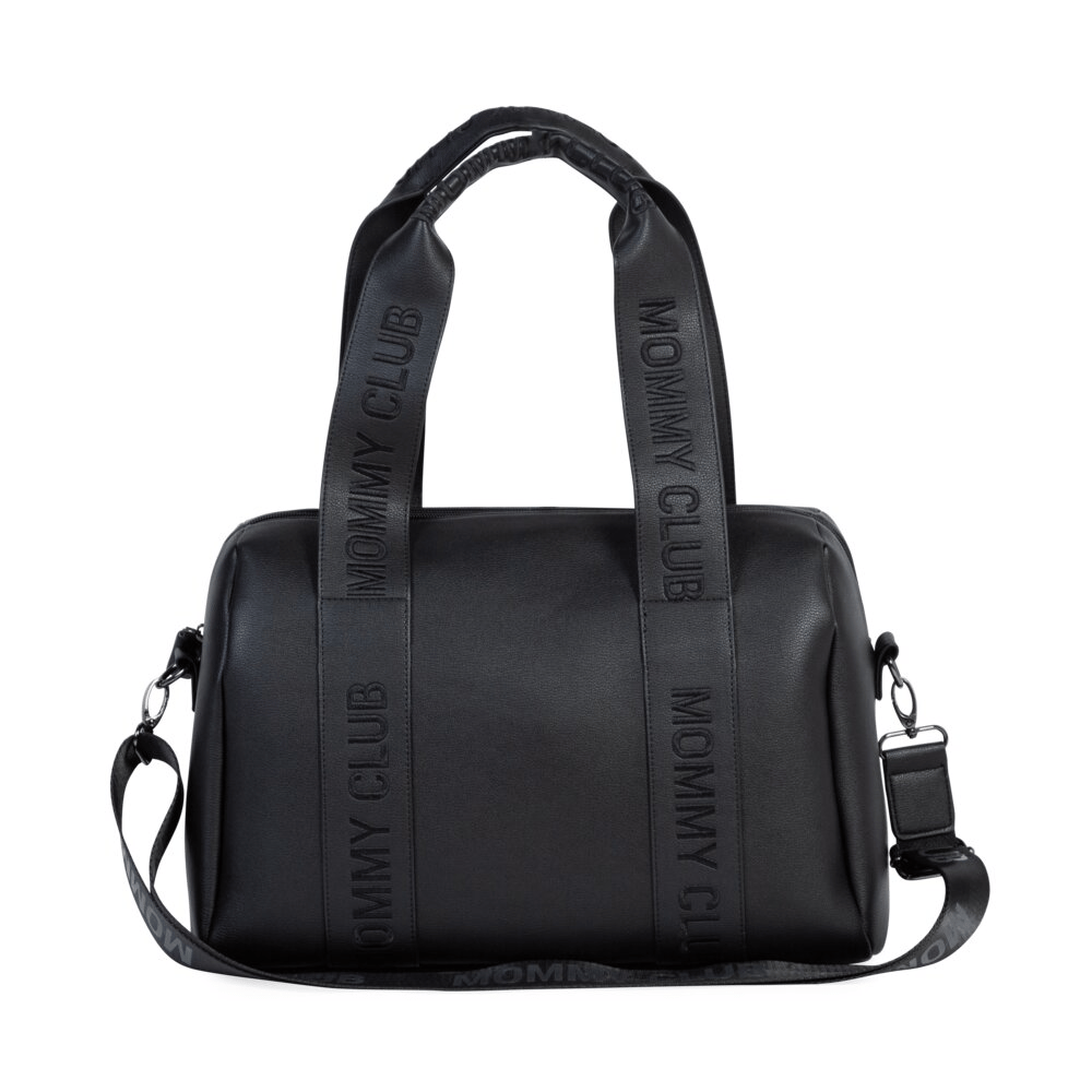 Mommy  Club Bag, Vegan Deri Siyah Mommy Bag Childhome
