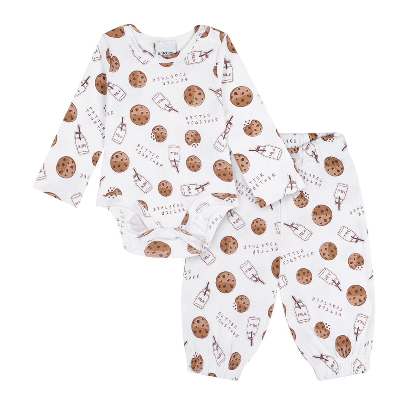 Kurabiye Canavarı Uzun Kollu Body Pantolon Set Kategorisiz Antebies