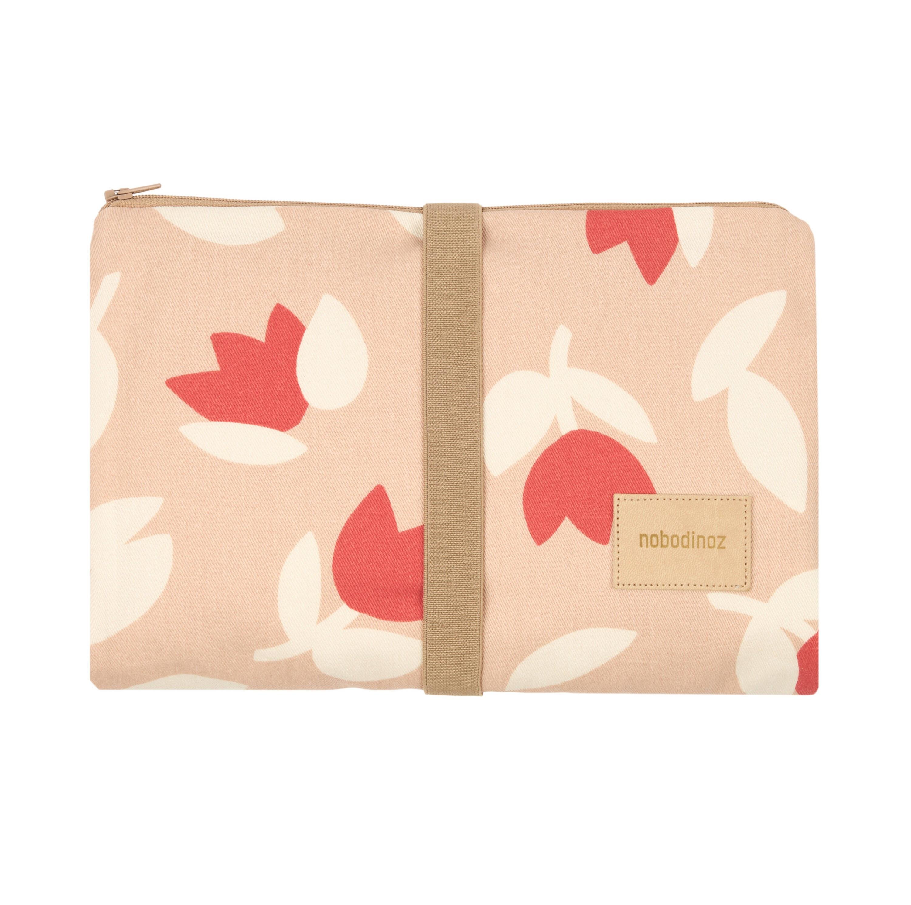 Hyde Park Su Geçirmez Alt Değiştirme Matı, Red Tulip Alt Açma Minderi NOBODINOZ