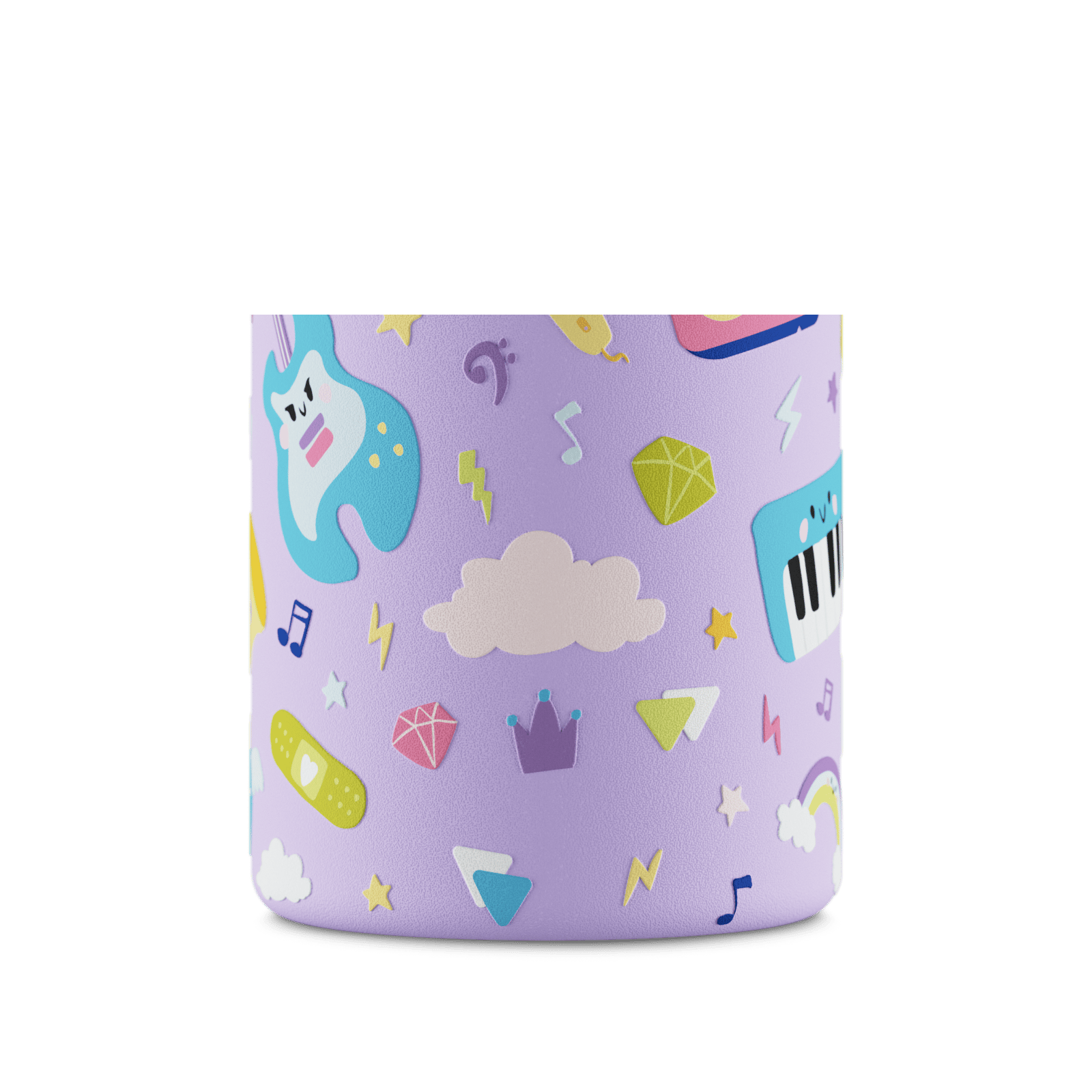 24Bottles Kids Bottle Pipetli Paslanmaz Çelik Çocuk Su Matarası 250 ml, Music Friends Kategorisiz 24Bottles
