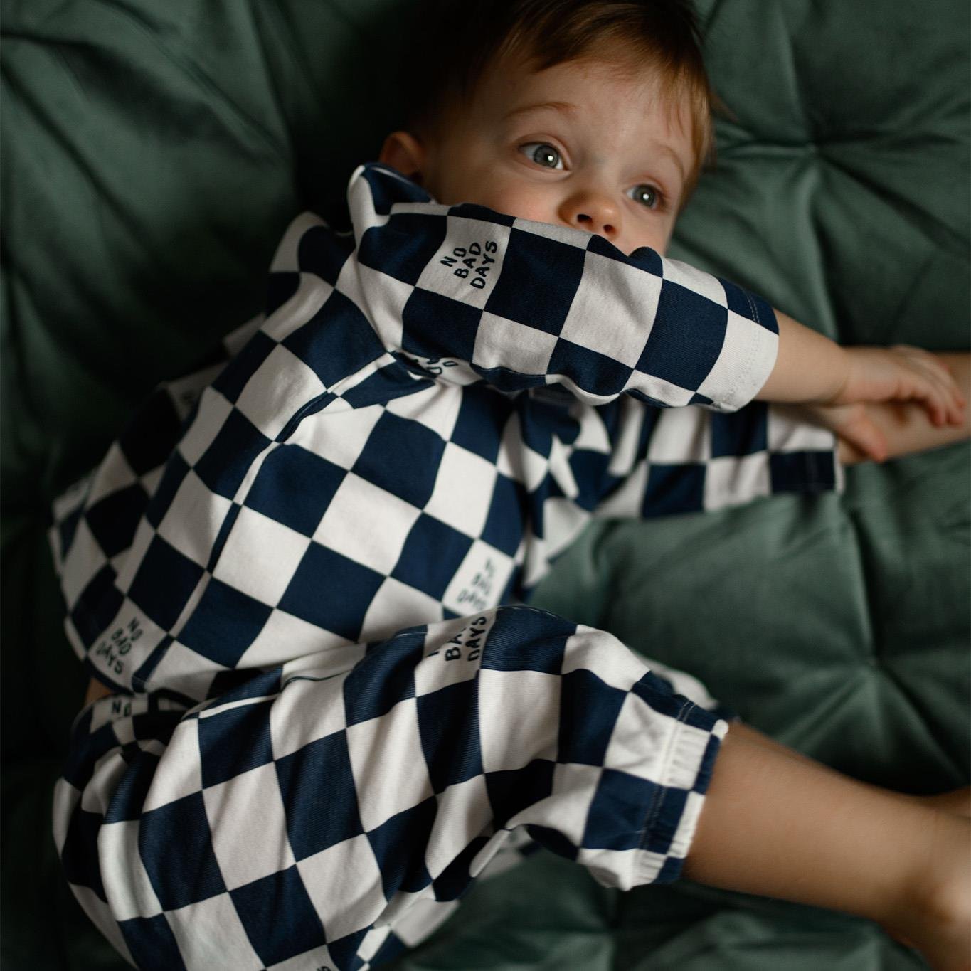 Lacivert No Bad Days Uzun Kollu Tshirt Pantolon Se Kategorisiz Antebies