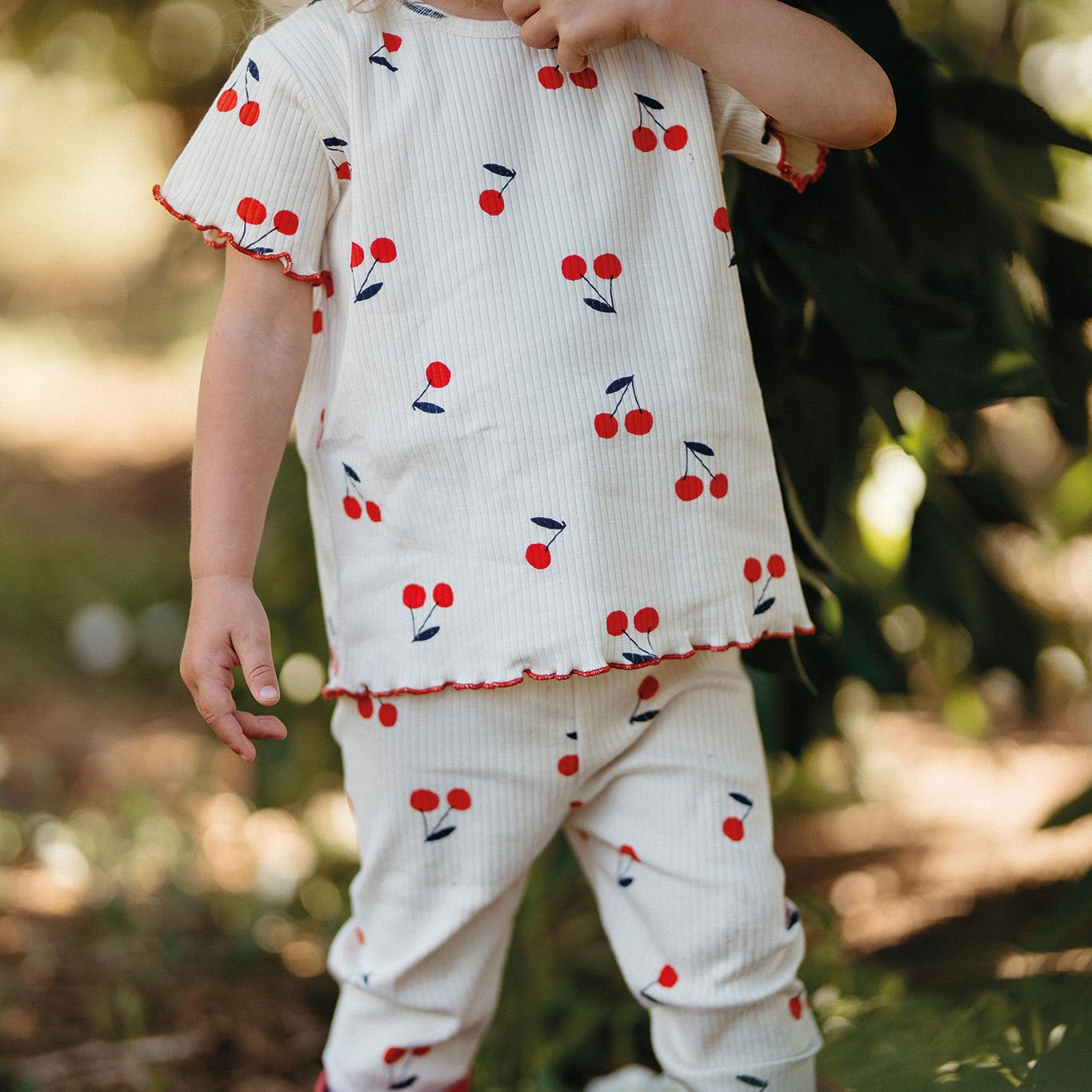 Kiraz Tshirt Tayt Set Kategorisiz Antebies