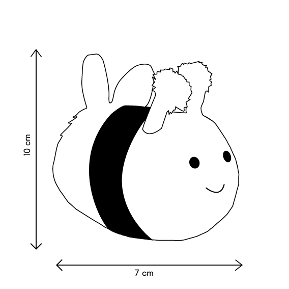 Garden Friends Arı, Peluş Oyuncak Peluş Oyuncaklar Wild & Soft