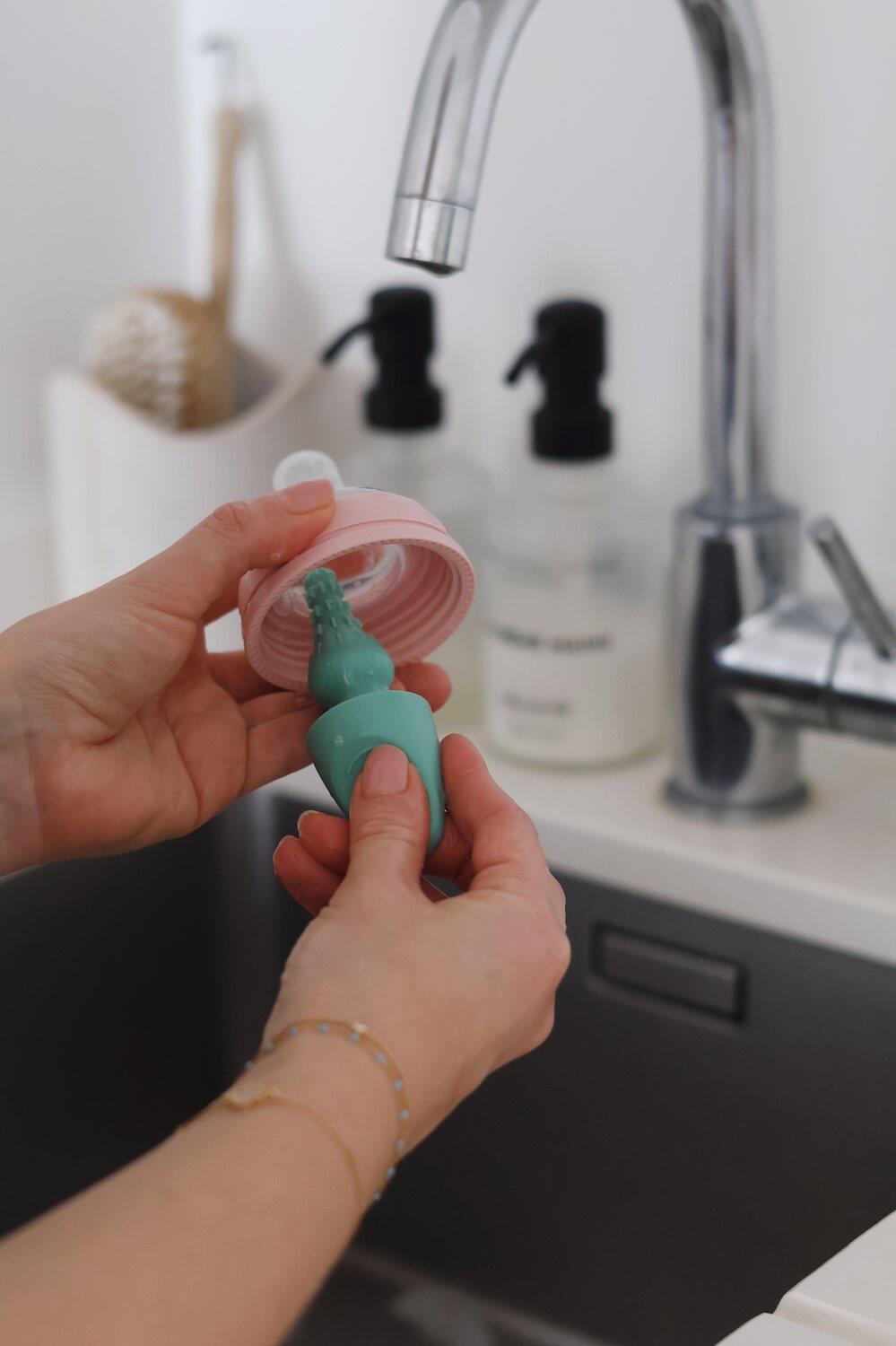 Beaba Biberon Temizleme Fırçası, Sage Green Kategorisiz Beaba