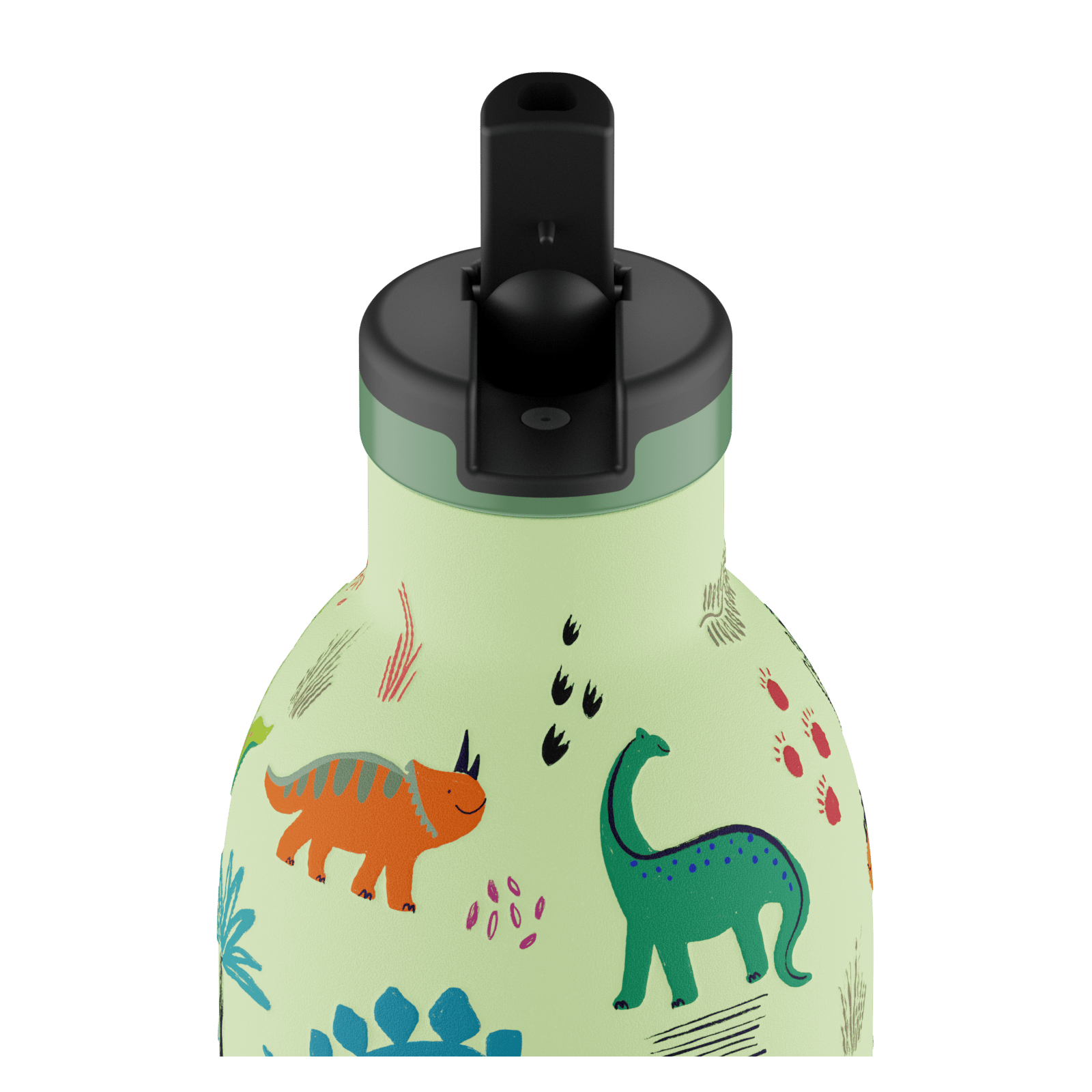 24Bottles Kids Bottle Pipetli Paslanmaz Çelik Termos 330 ml, Jurassic Friends Kategorisiz 24Bottles