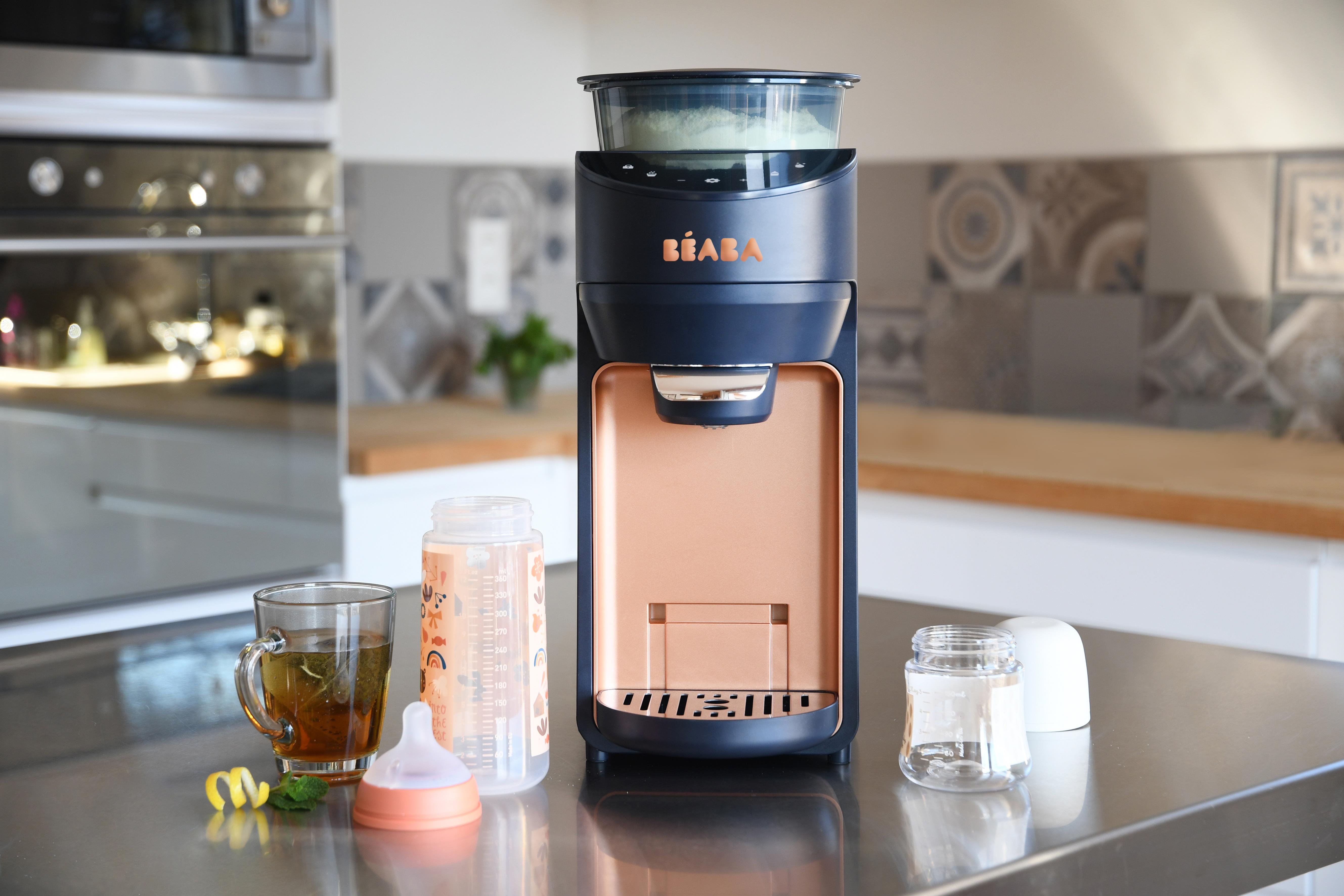 Milkeo Plus Otomatik Mama Hazırlayıcı, Night Blue Buharlı Pişirici Beaba