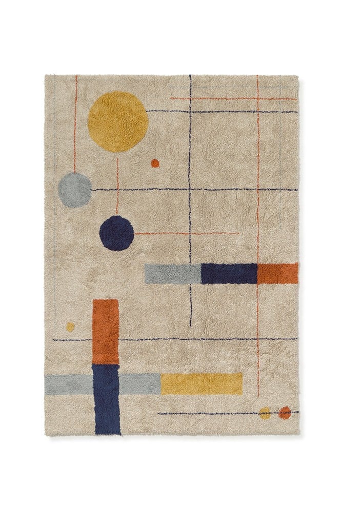 Lorena Canals Geometrik Desenli Yıkanabilir Halı – 140 × 200 cm Kategorisiz Lorena Canals
