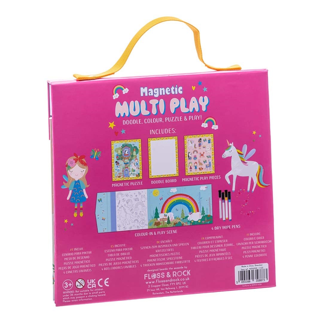 FLOSS & ROCK Mıknatıslı Çoklu Oyun Seti / Rainbow Fairy * YENİ* Kategorisiz Floss&Rock