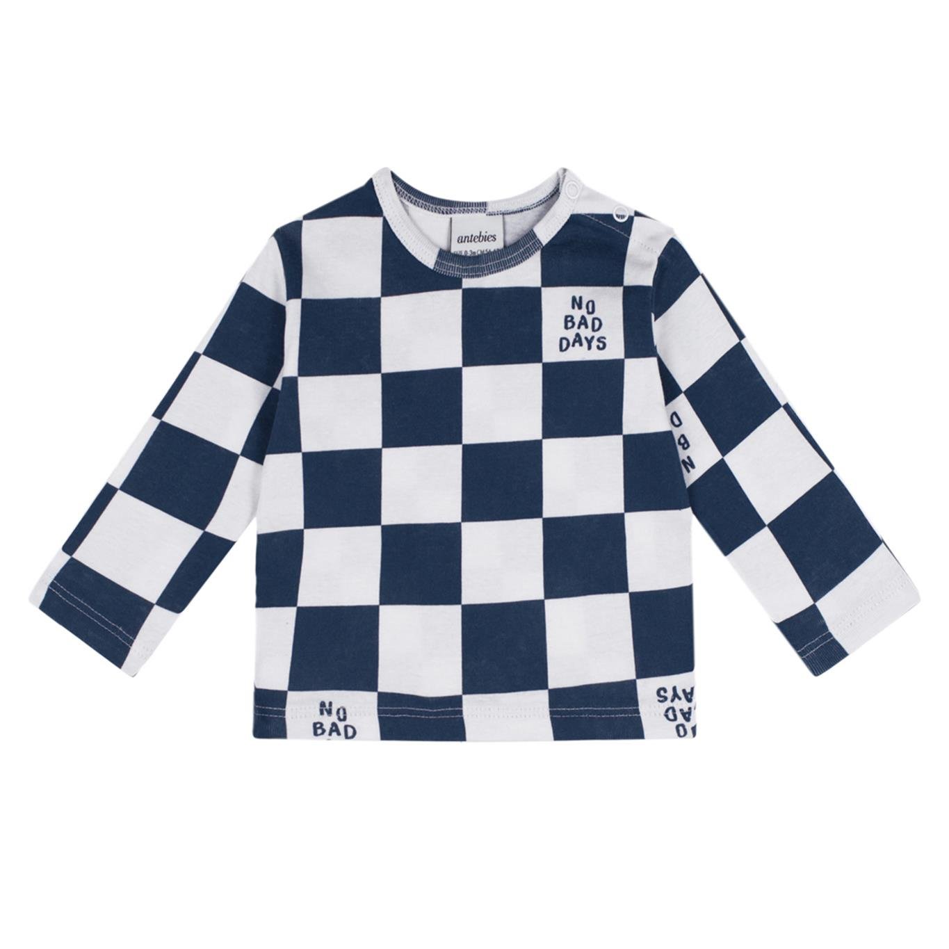 Lacivert No Bad Days Uzun Kollu Tshirt Pantolon Se Kategorisiz Antebies