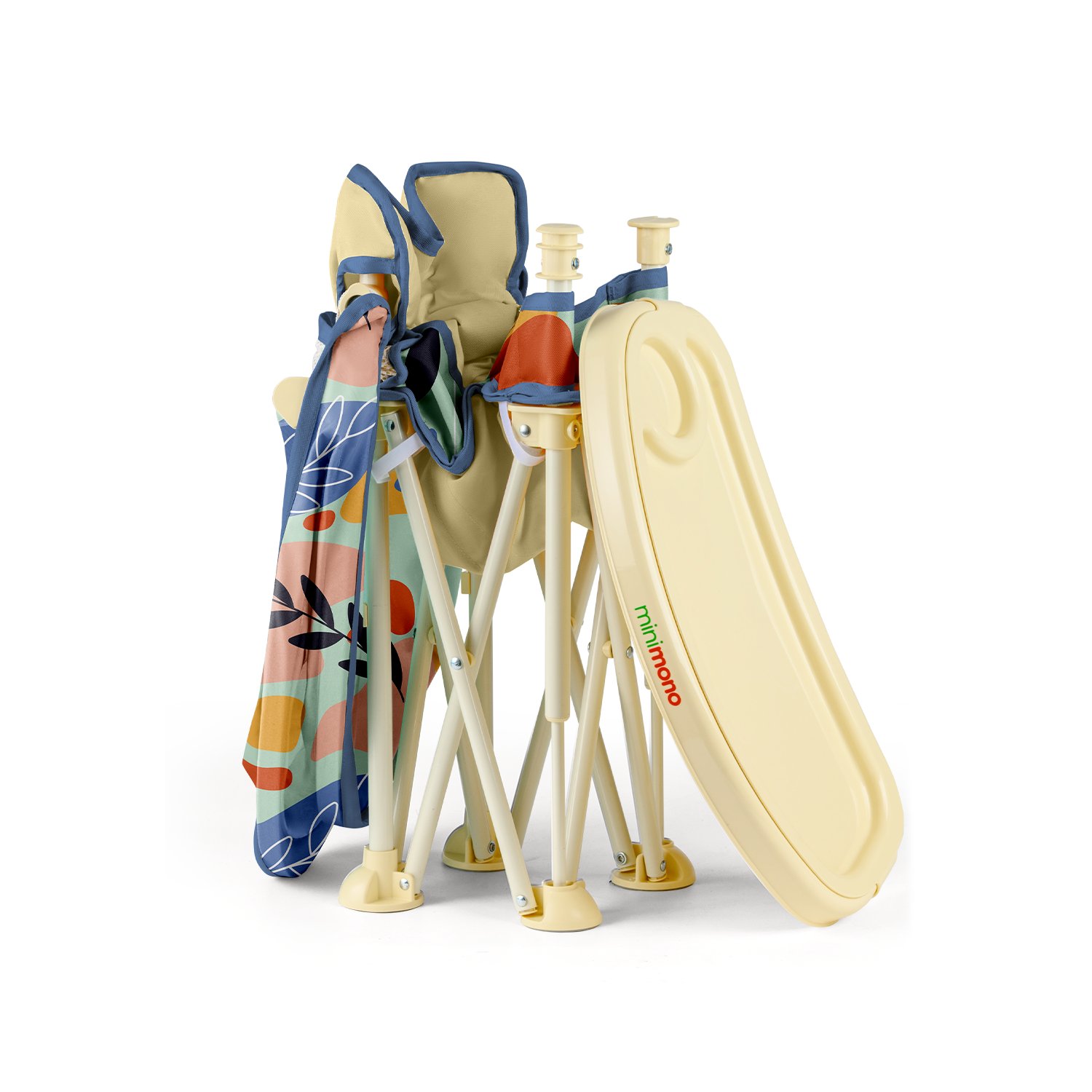 Minimono PlusUp Tenteli Portatif  Mama Sandalyesi, Flora Kategorisiz Minimono