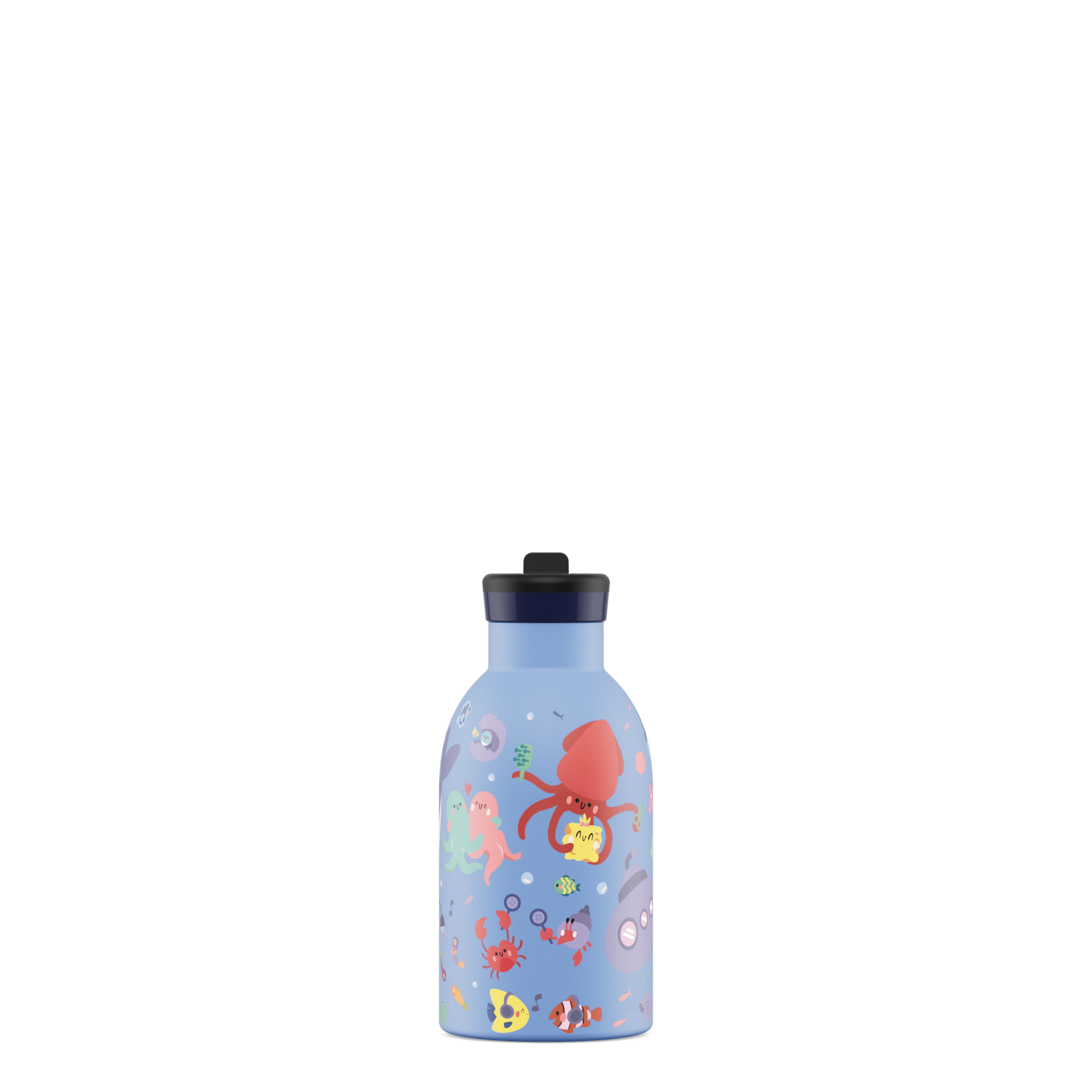 24Bottles Kids Bottle Pipetli Paslanmaz Çelik Termos 330 ml, Ocean Friends Kategorisiz 24Bottles
