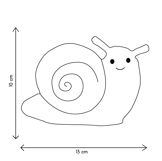 Garden Friends Salyangoz, Peluş Oyuncak Peluş Oyuncaklar Wild & Soft