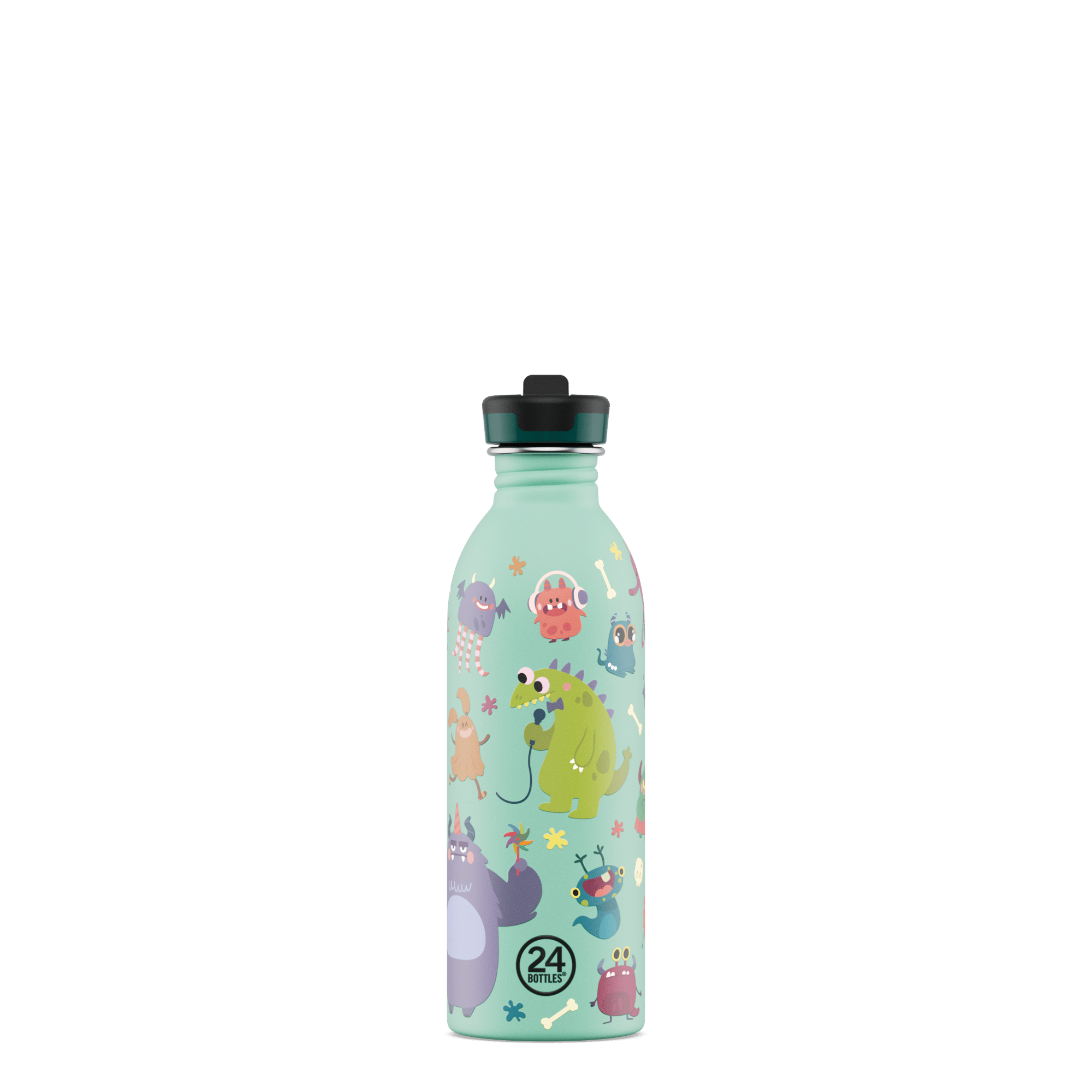 24Bottles Kids Bottle Pipetli Paslanmaz Çelik Çocuk Su Matarası 500 ml, Spooky Friends Kategorisiz 24Bottles