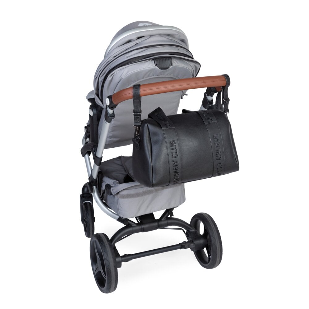 Mommy  Club Bag, Vegan Deri Siyah Mommy Bag Childhome