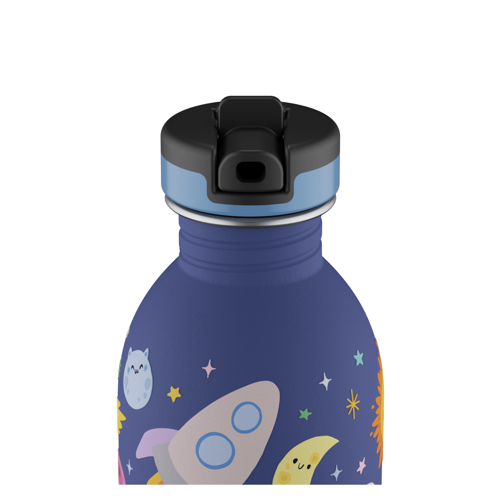 24Bottles Kids Bottle Pipetli Paslanmaz Çelik Çocuk Su Matarası 250 ml, Space Friends Kategorisiz 24Bottles